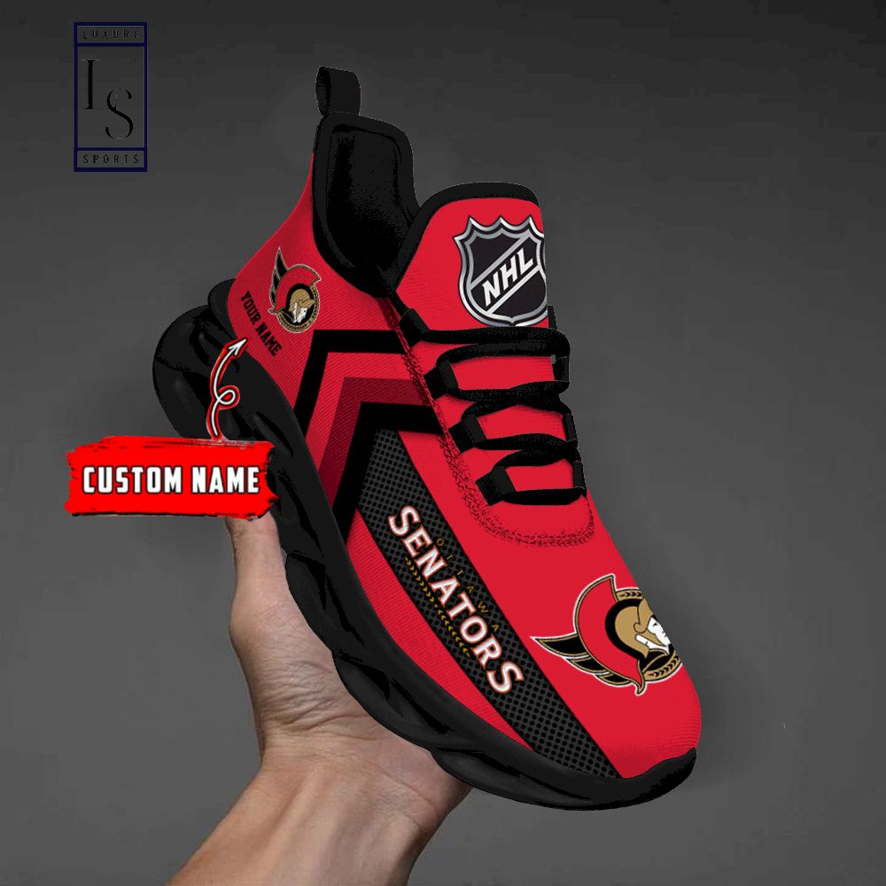 Ottawa Senators NHL Personalized Max Soul Shoes - Famjoys Ottawa Senators NHL Personalized Max Soul Shoes - Famjoys
