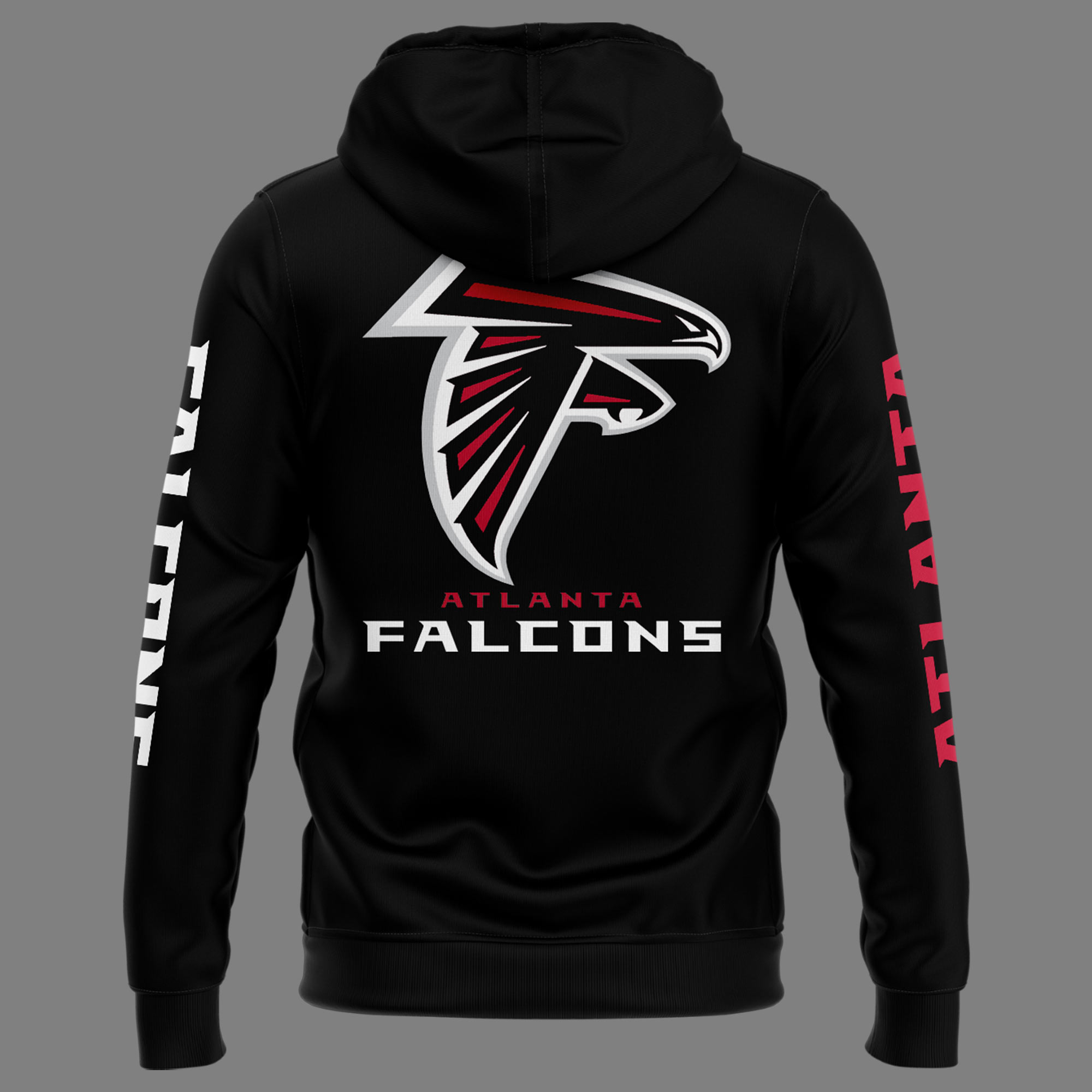 Outkast x Atlanta Falcons White Pullover Hoodie - Famjoys Outkast x Atlanta Falcons White Pullover Hoodie - Famjoys