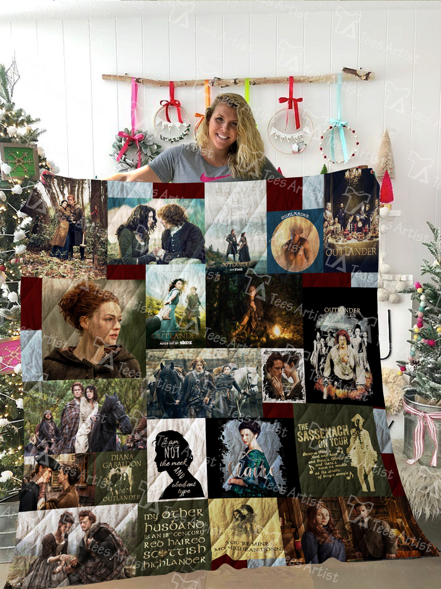 Outlander Quilt Blanket - Famjoys Outlander Quilt Blanket - Famjoys
