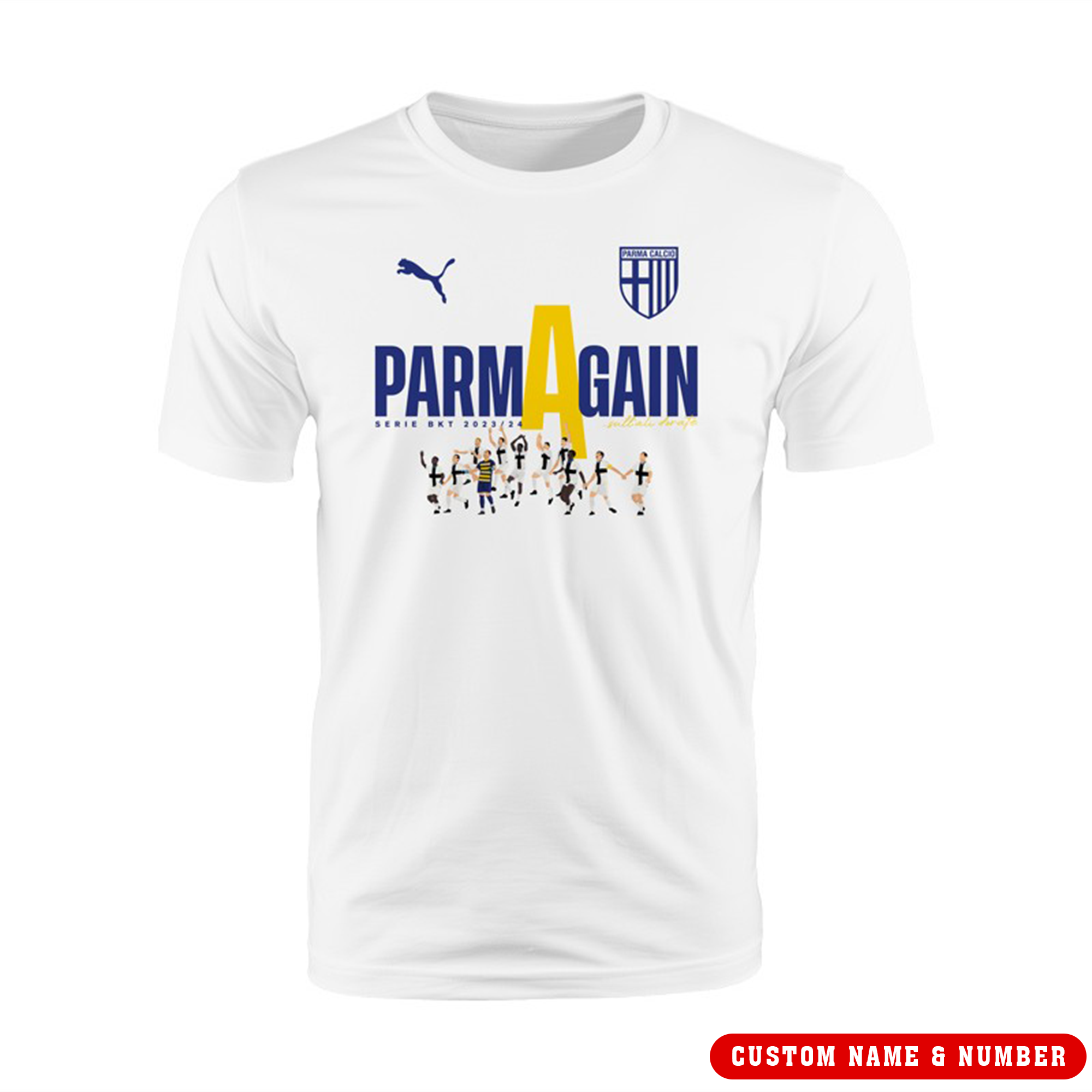 Parma Calcio TShirt V2 - Famjoys Parma Calcio TShirt V2 - Famjoys