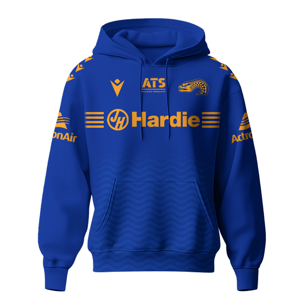 Parramatta Eels 2025 Captain’s Run Hoodie - Famjoys Parramatta Eels 2025 Captain’s Run Hoodie - Famjoys