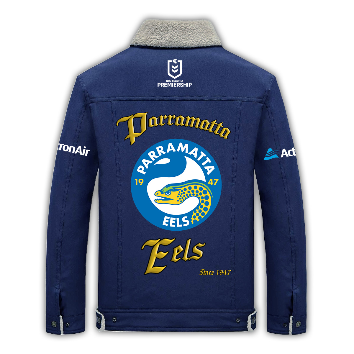 Parramatta Eels Fleece Casual Jacket - Famjoys Parramatta Eels Fleece Casual Jacket - Famjoys