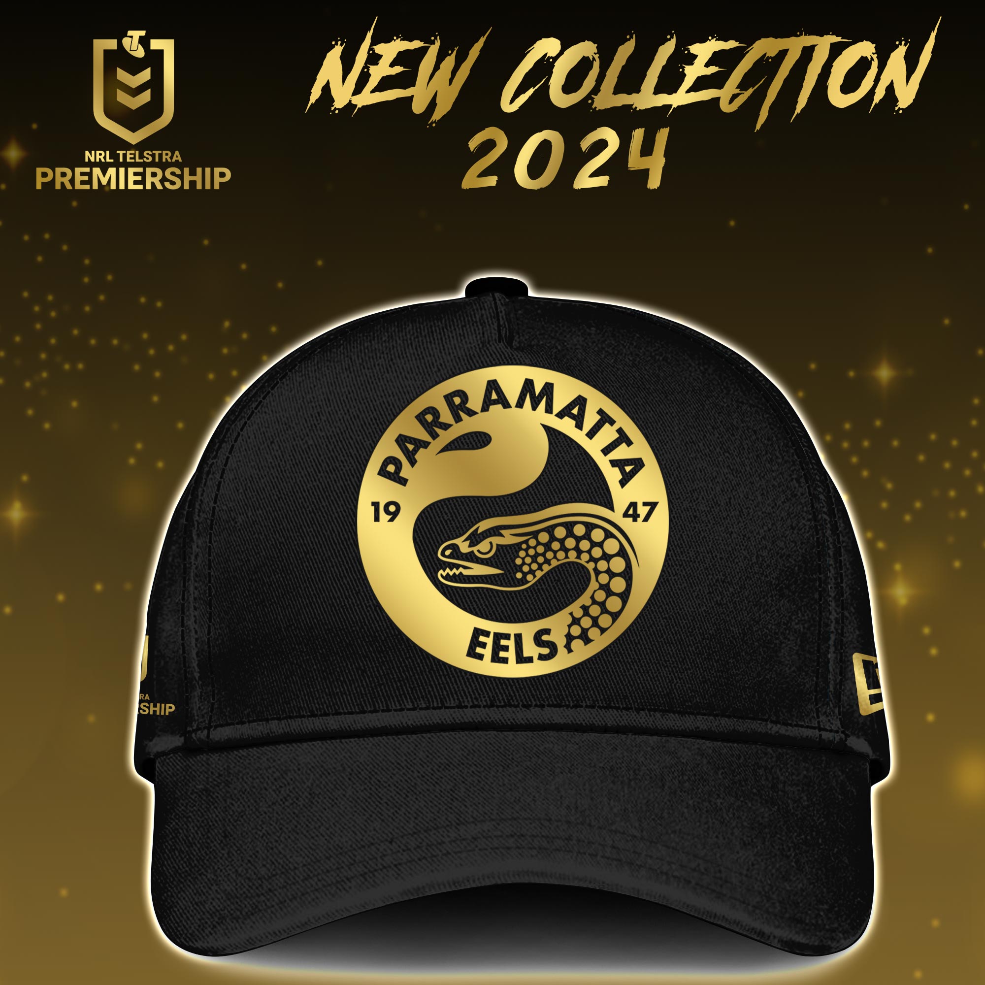 Parramatta Eels Golden Tshirt - Famjoys Parramatta Eels Golden Tshirt - Famjoys