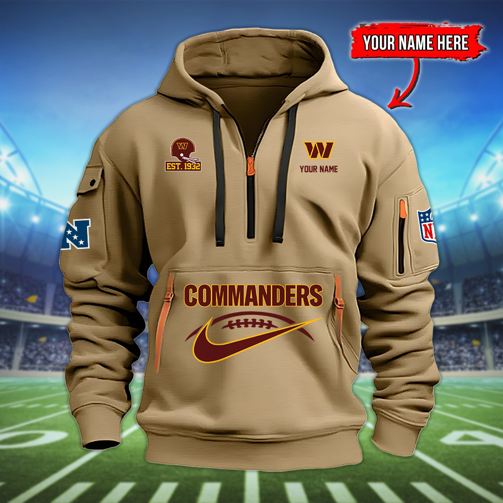 PDRNVM12317 Washington Commanders Heavy Hoodie - Famjoys PDRNVM12317 Washington Commanders Heavy Hoodie - Famjoys