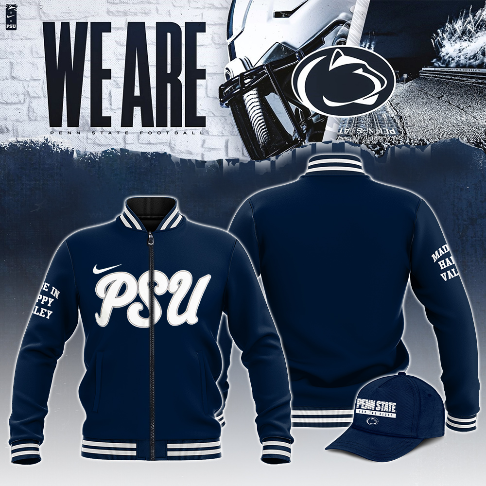 Penn State Football Zip baseball jacket 2024
