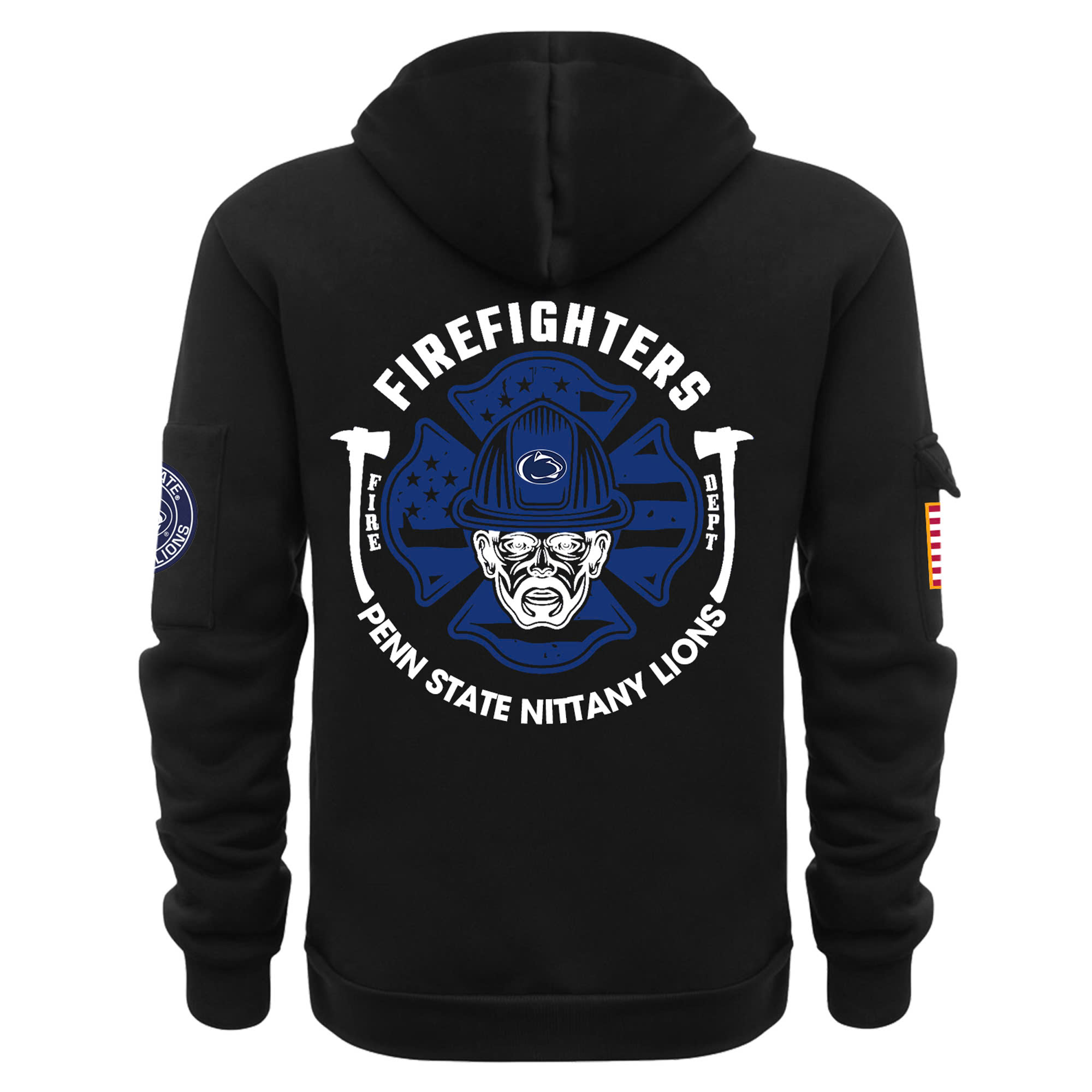 Penn State Nittany Lions Football x Firefighter Appreciation Night Premium Hoodie - Famjoys Penn State Nittany Lions Football x Firefighter Appreciation Night Premium Hoodie - Famjoys
