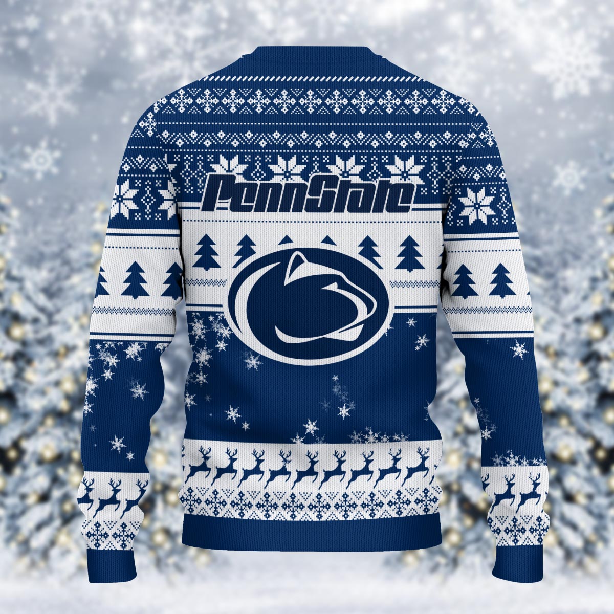 Penn State Nittany Lions Grinch Ugly Christmas Sweater - Famjoys Penn State Nittany Lions Grinch Ugly Christmas Sweater - Famjoys