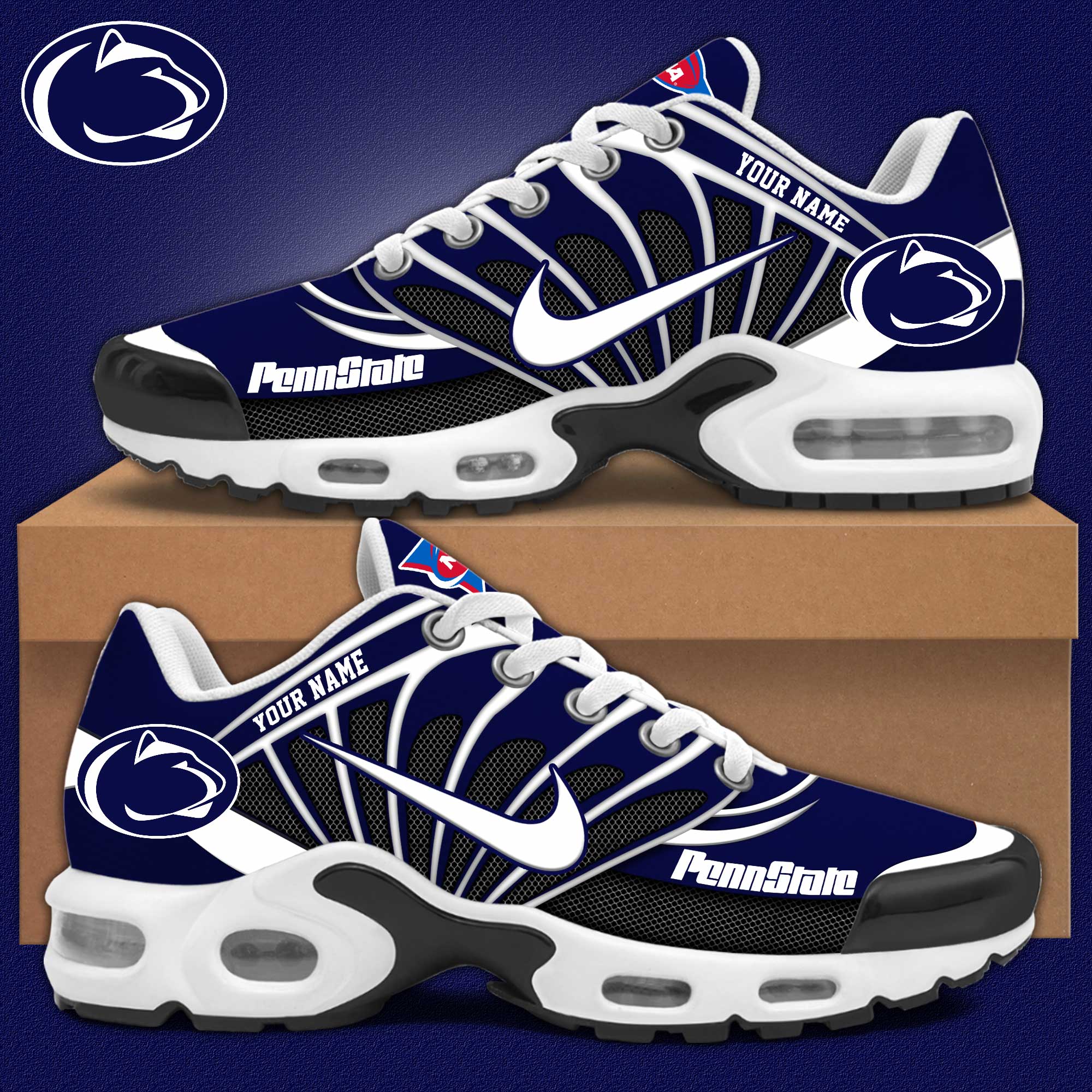 Penn State Nittany Lions Personalized Shoes - Famjoys Penn State Nittany Lions Personalized Shoes - Famjoys
