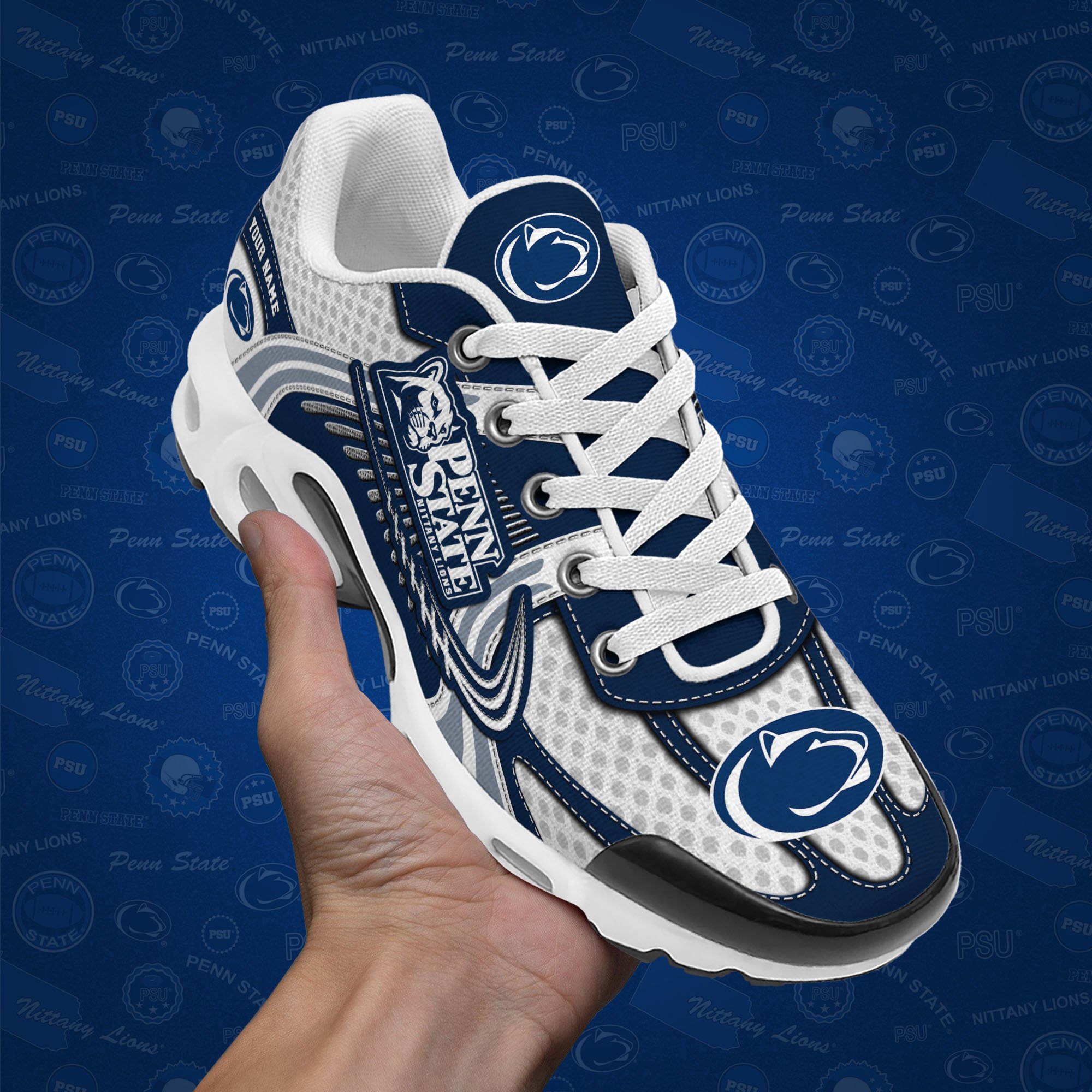 Penn State Nittany Lions TN Shoes Custom Your Name, Sport Shoes, Gifts For Fans, Sport Gifts For Him ETRG-62360 - Famjoys Penn State Nittany Lions TN Shoes Custom Your Name, Sport Shoes, Gifts For Fans, Sport Gifts For Him ETRG-62360 - Famjoys