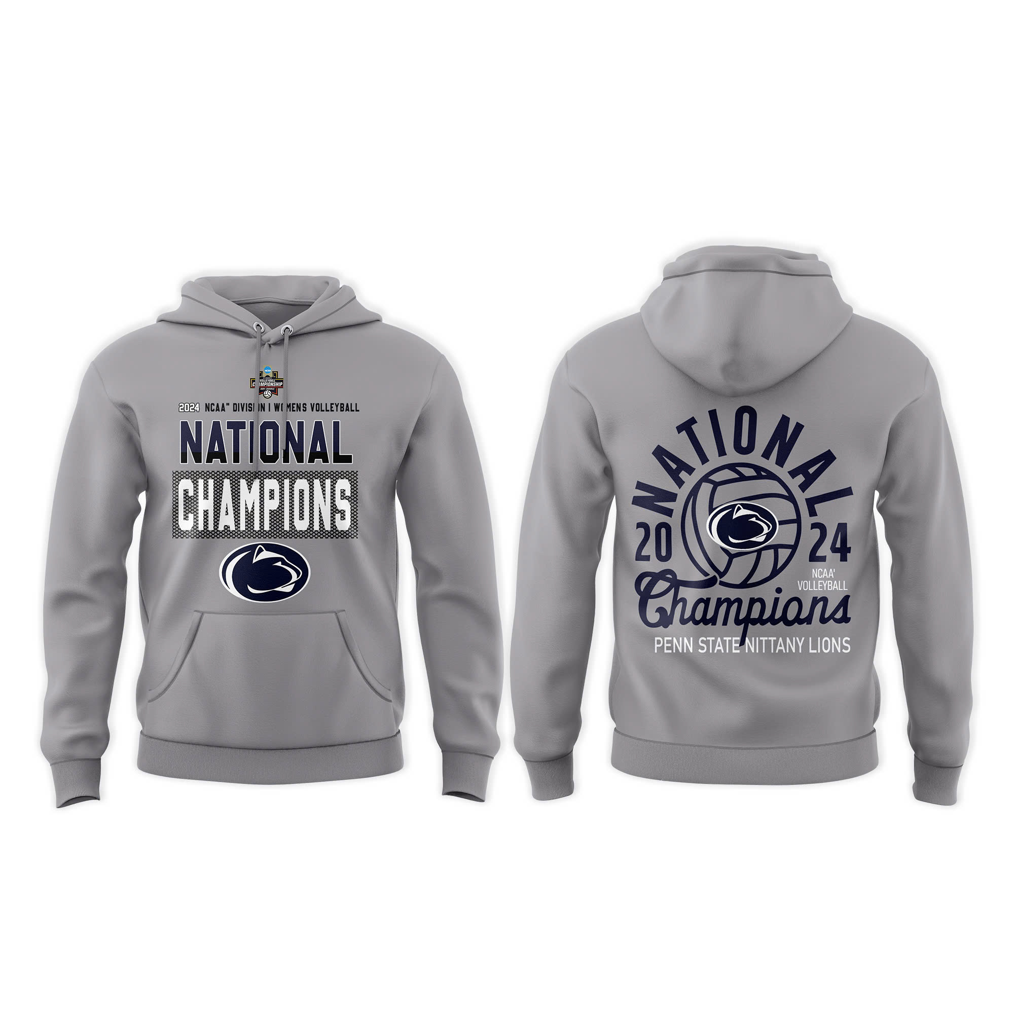 Penn State Nittany Lions WoMen Volleyball National Champions Hoodie - Famjoys Penn State Nittany Lions WoMen Volleyball National Champions Hoodie - Famjoys