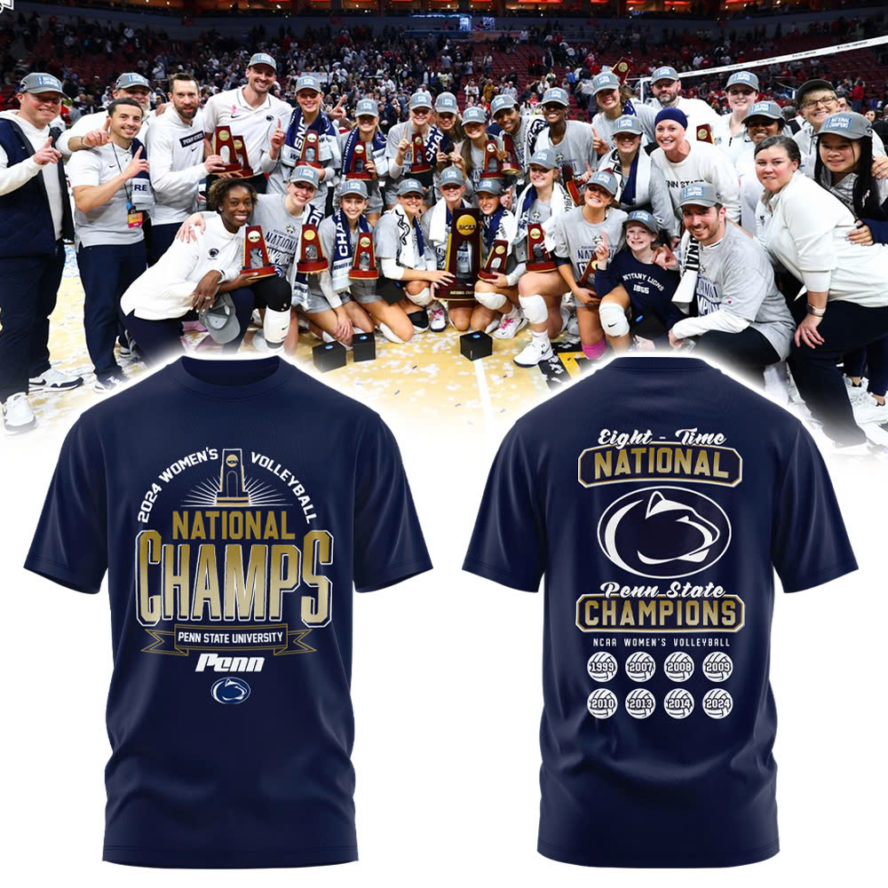 Penn State Nittany Lions WoMen Volleyball National Champions Hoodie V1 - Famjoys Penn State Nittany Lions WoMen Volleyball National Champions Hoodie V1 - Famjoys