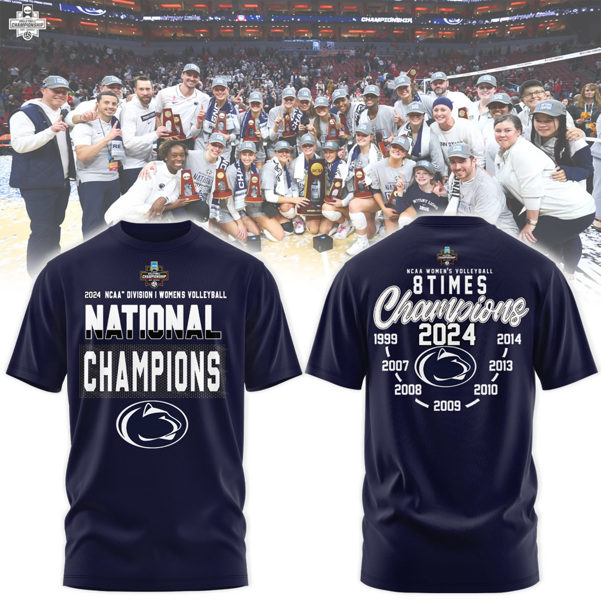 Penn State Nittany Lions WoMen Volleyball National Champions Hoodie V2 - Famjoys Penn State Nittany Lions WoMen Volleyball National Champions Hoodie V2 - Famjoys