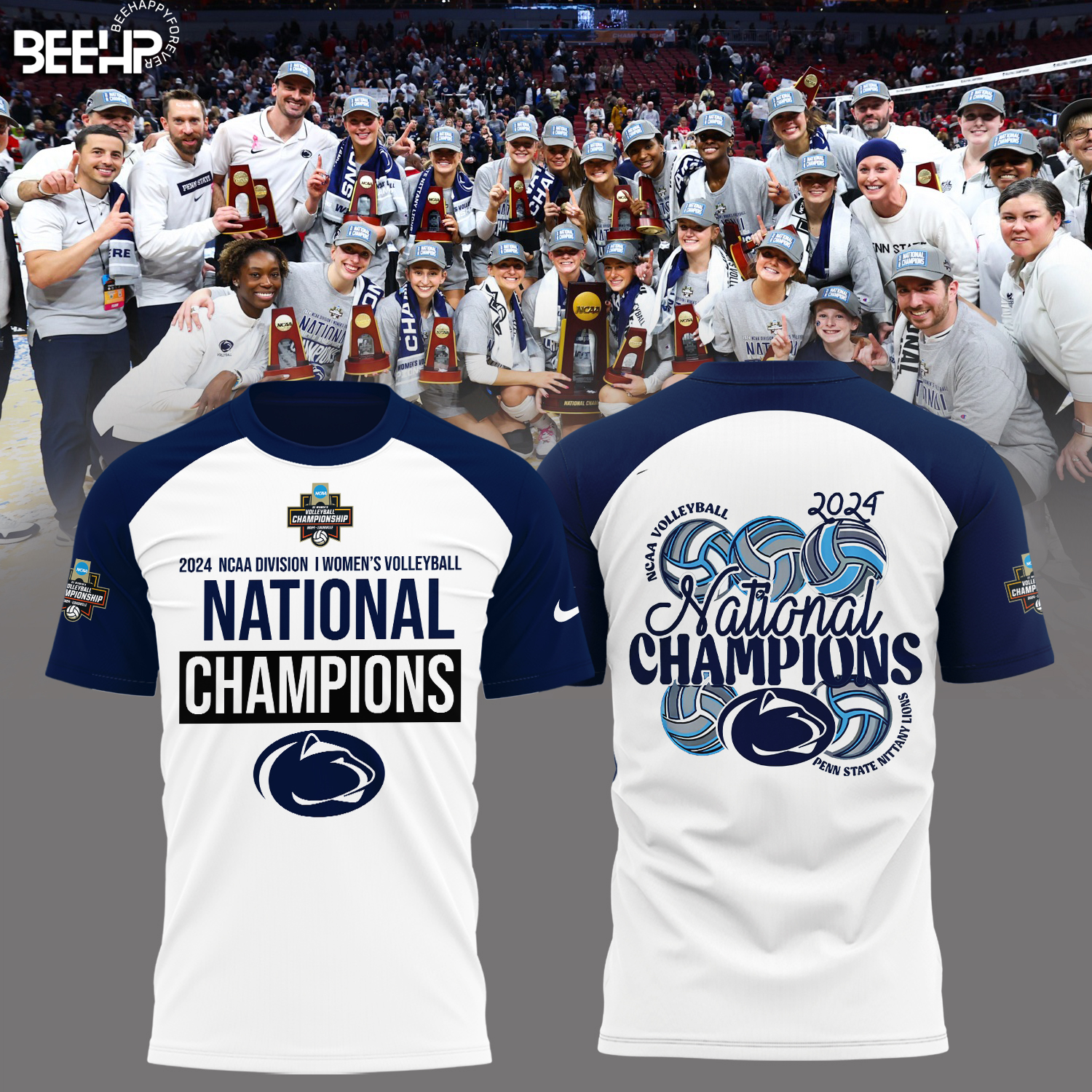 Penn State Nittany Lions Women Volleyball National Champions Shirt - Famjoys Penn State Nittany Lions Women Volleyball National Champions Shirt - Famjoys
