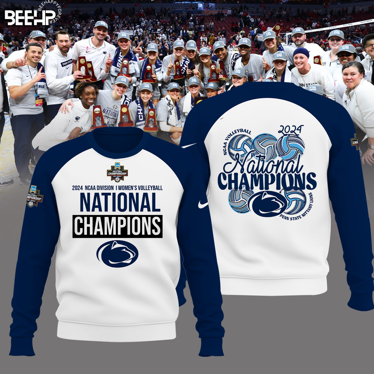 Penn State Nittany Lions Women Volleyball National Champions Shirt - Famjoys Penn State Nittany Lions Women Volleyball National Champions Shirt - Famjoys
