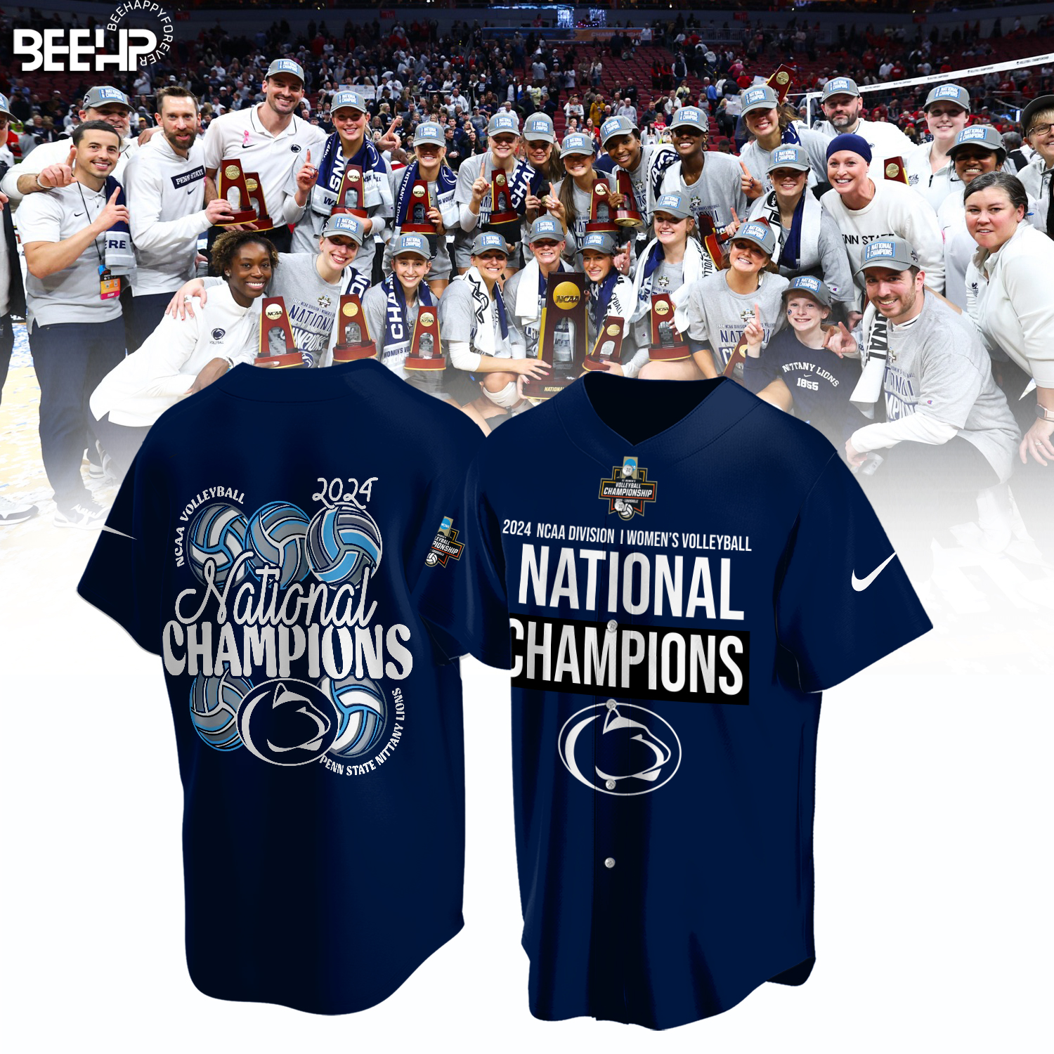 Penn State Nittany Lions Women Volleyball National Champions Shirt - Famjoys Penn State Nittany Lions Women Volleyball National Champions Shirt - Famjoys