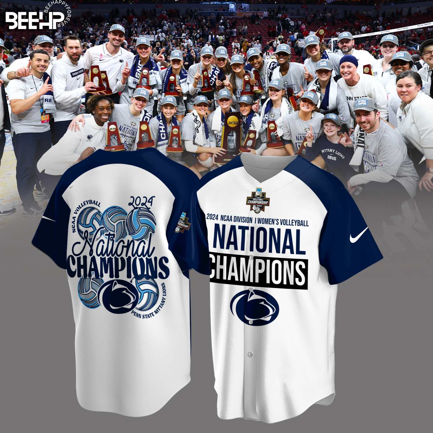 Penn State Nittany Lions Women Volleyball National Champions Shirt - Famjoys Penn State Nittany Lions Women Volleyball National Champions Shirt - Famjoys