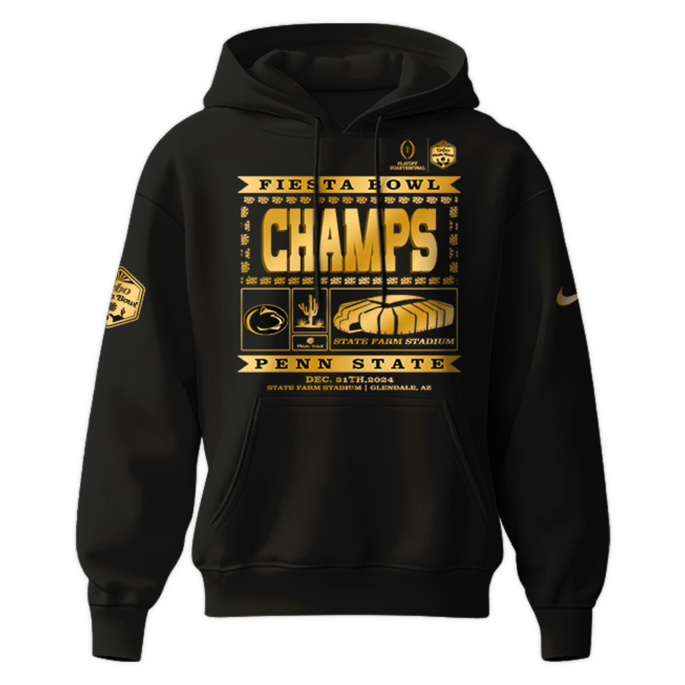 Penn State Nittany Lions x Fiesta Bowl Champions Hoodie - Famjoys Penn State Nittany Lions x Fiesta Bowl Champions Hoodie - Famjoys