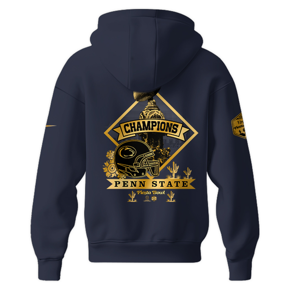 Penn State Nittany Lions x Fiesta Bowl Champions New Hoodie v2 - Famjoys Penn State Nittany Lions x Fiesta Bowl Champions New Hoodie v2 - Famjoys