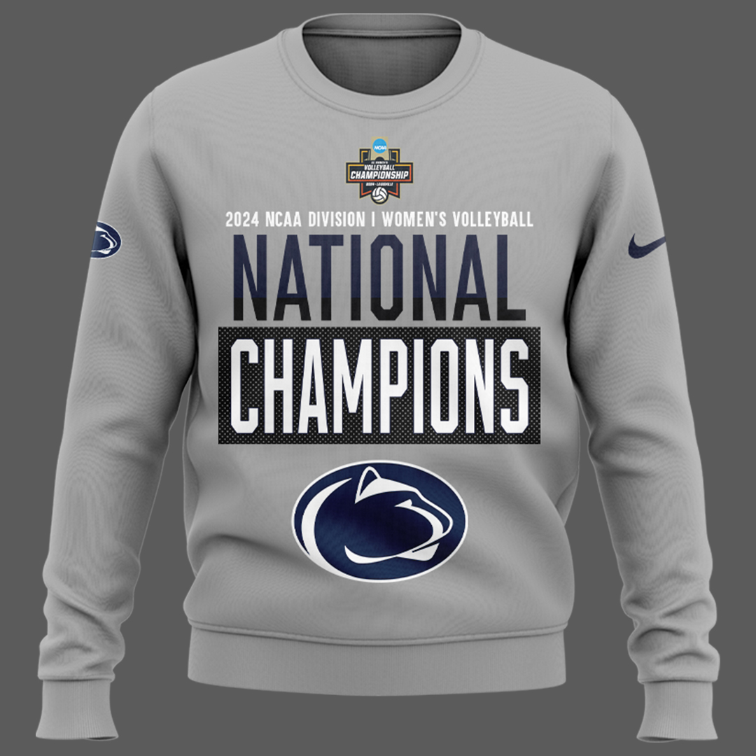 Penn State WoVolleyball National Champions Sweatershirt - Famjoys Penn State WoVolleyball National Champions Sweatershirt - Famjoys
