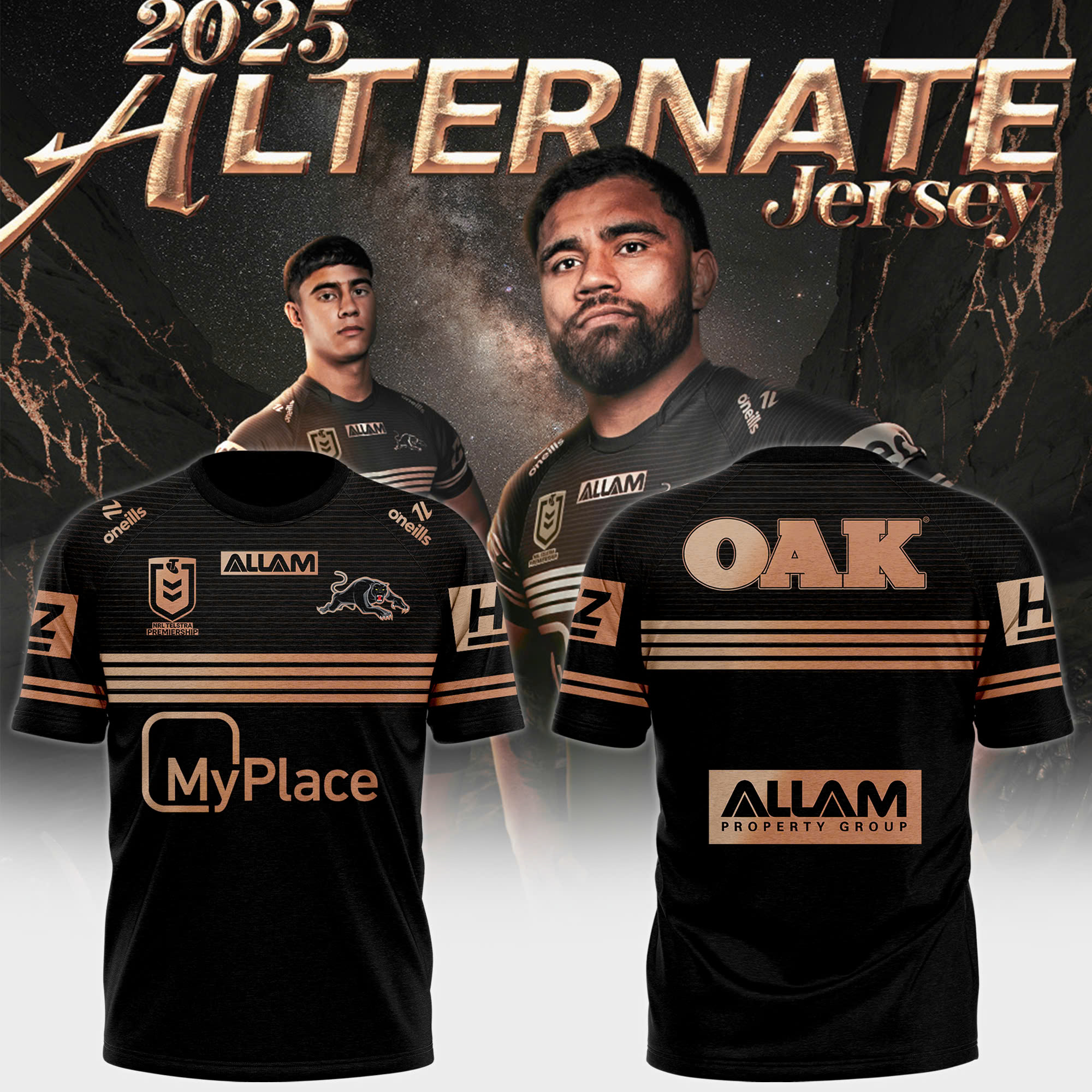 Penrith Panthers 2025 Premium Alternate Jersey - Famjoys Penrith Panthers 2025 Premium Alternate Jersey - Famjoys