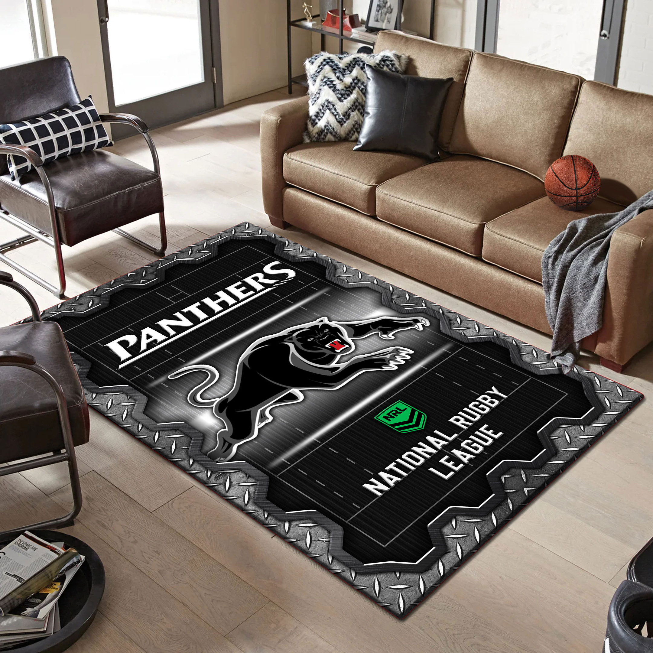 Penrith Panthers Area Rugs 42 - Famjoys Penrith Panthers Area Rugs 42 - Famjoys