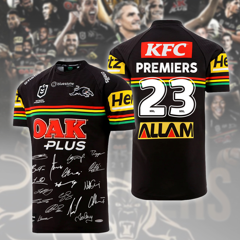 Penrith Panthers Champions Signature Jersey - Famjoys Penrith Panthers Champions Signature Jersey - Famjoys