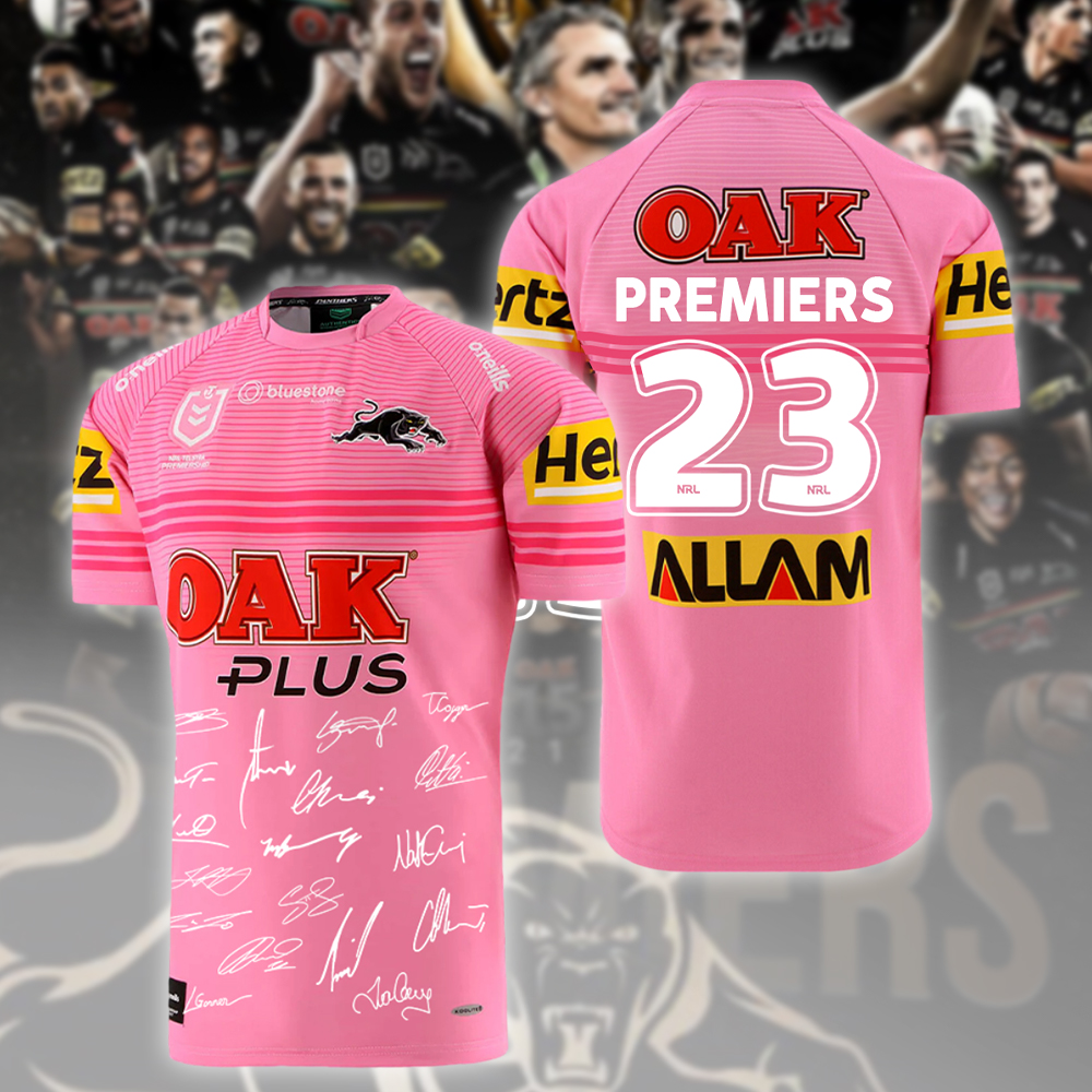 Penrith Panthers Champions Signature Jersey - Famjoys Penrith Panthers Champions Signature Jersey - Famjoys