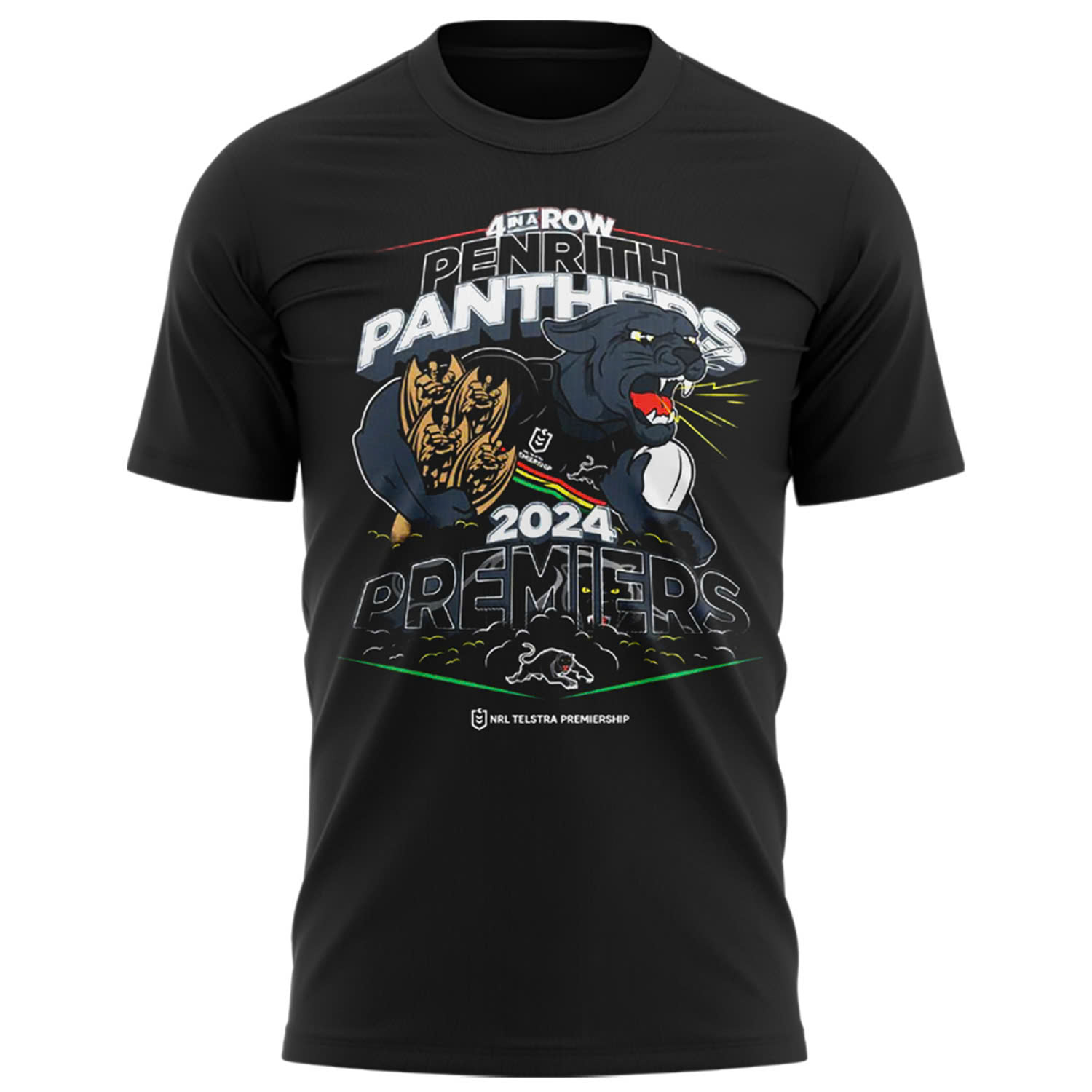 Penrith Panthers Mens Premiers T-Shirt - Famjoys Penrith Panthers Mens Premiers T-Shirt - Famjoys