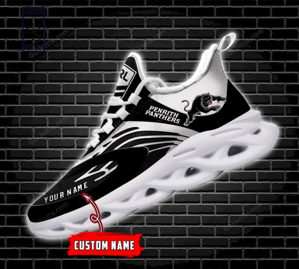 Penrith Panthers NRL Personalized Max Soul Shoes - Famjoys Penrith Panthers NRL Personalized Max Soul Shoes - Famjoys