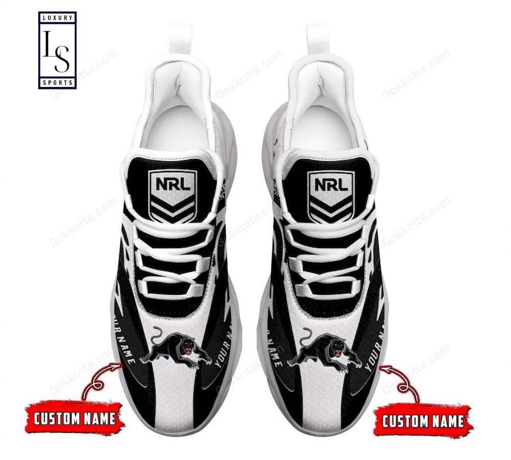 Penrith Panthers NRL Personalized Max Soul Shoes - Famjoys Penrith Panthers NRL Personalized Max Soul Shoes - Famjoys