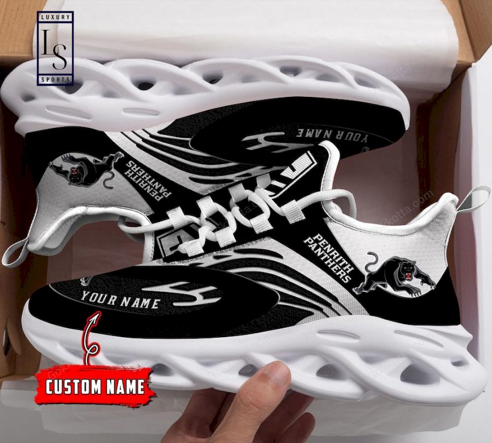 Penrith Panthers NRL Personalized Max Soul Shoes - Famjoys Penrith Panthers NRL Personalized Max Soul Shoes - Famjoys