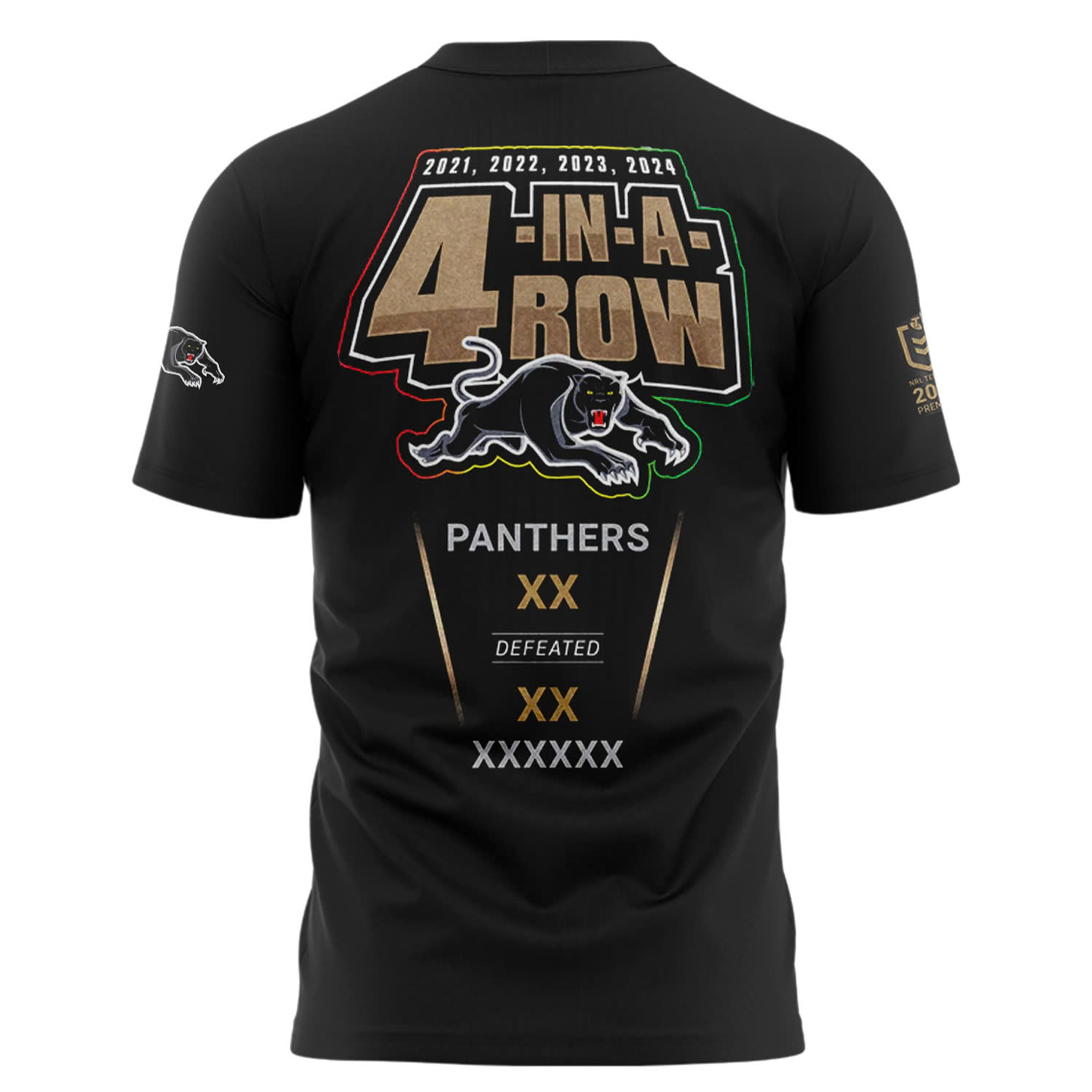 Penrith Panthers Premiers Tee - Famjoys Penrith Panthers Premiers Tee - Famjoys