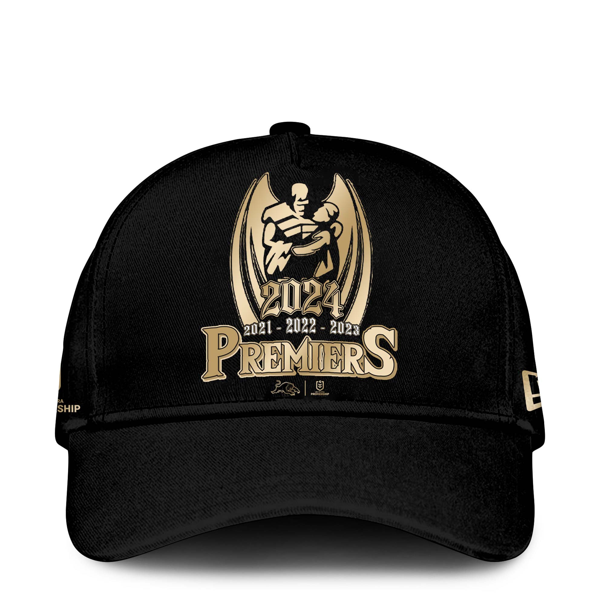 Penrith Panthers Tshirt Premiers Gold - Famjoys Penrith Panthers Tshirt Premiers Gold - Famjoys