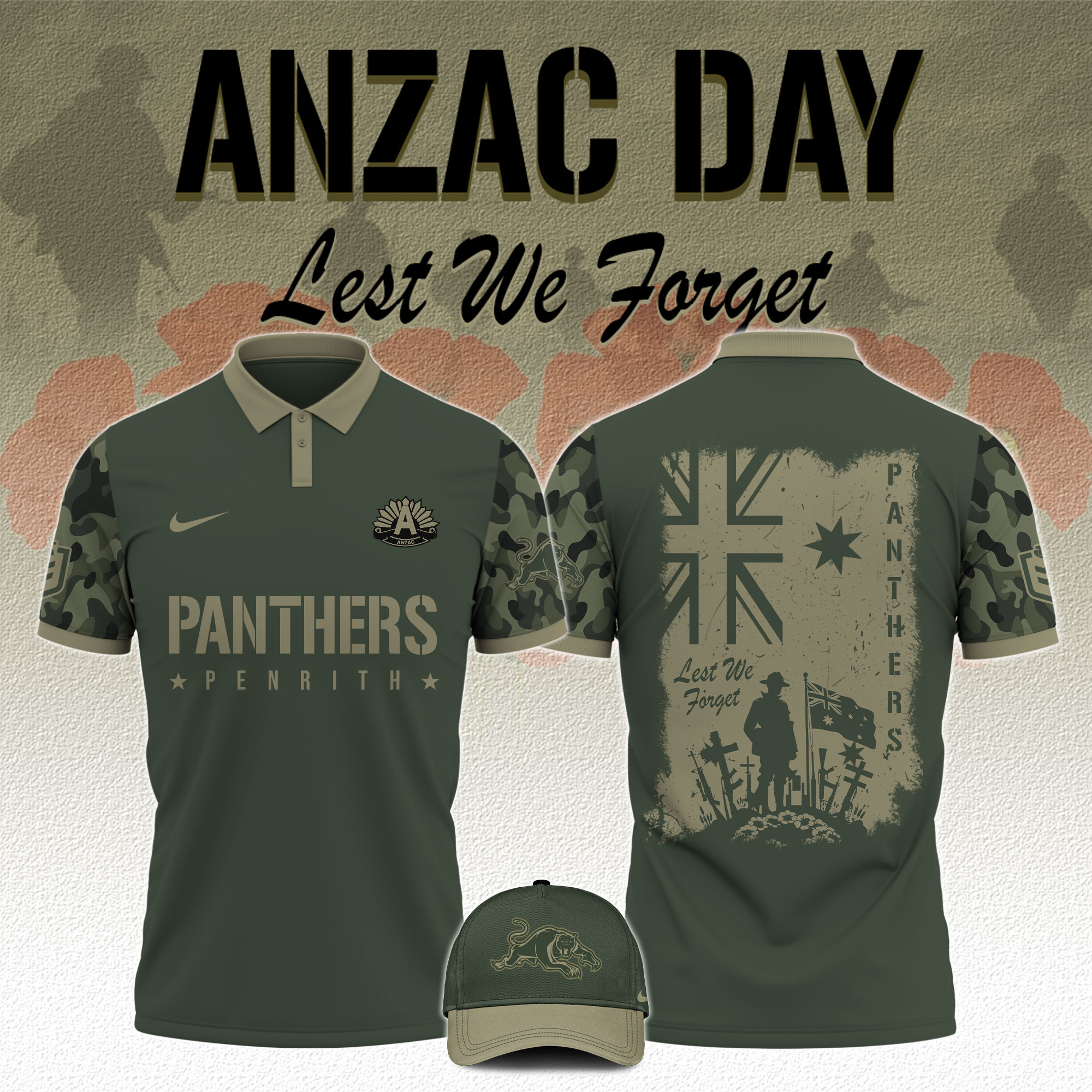 Penrith Panthers x Anzac Day Polo 2025 - Famjoys Penrith Panthers x Anzac Day Polo 2025 - Famjoys