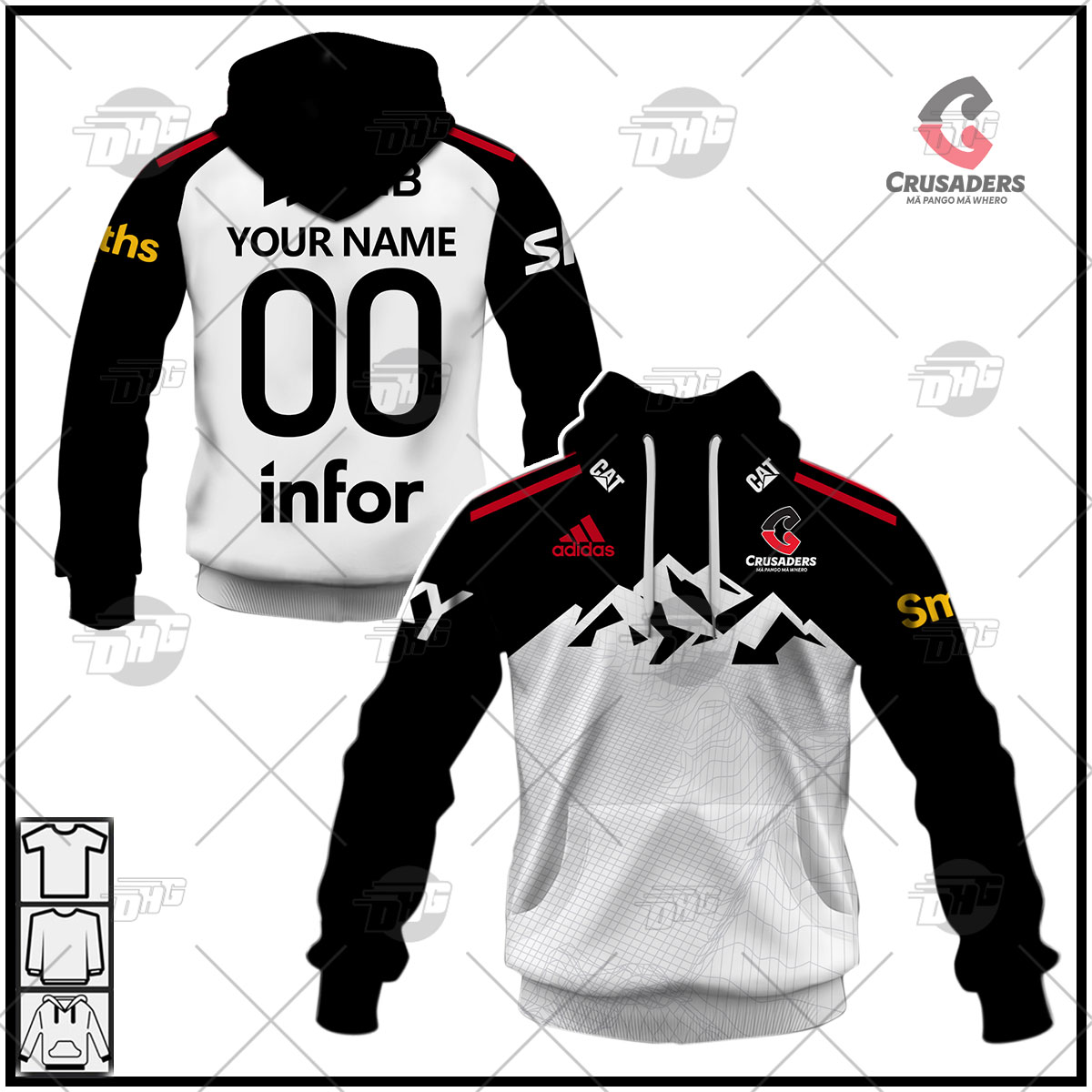 Personalise Canterbury Crusaders Super Rugby 2022 Away - Famjoys Personalise Canterbury Crusaders Super Rugby 2022 Away - Famjoys