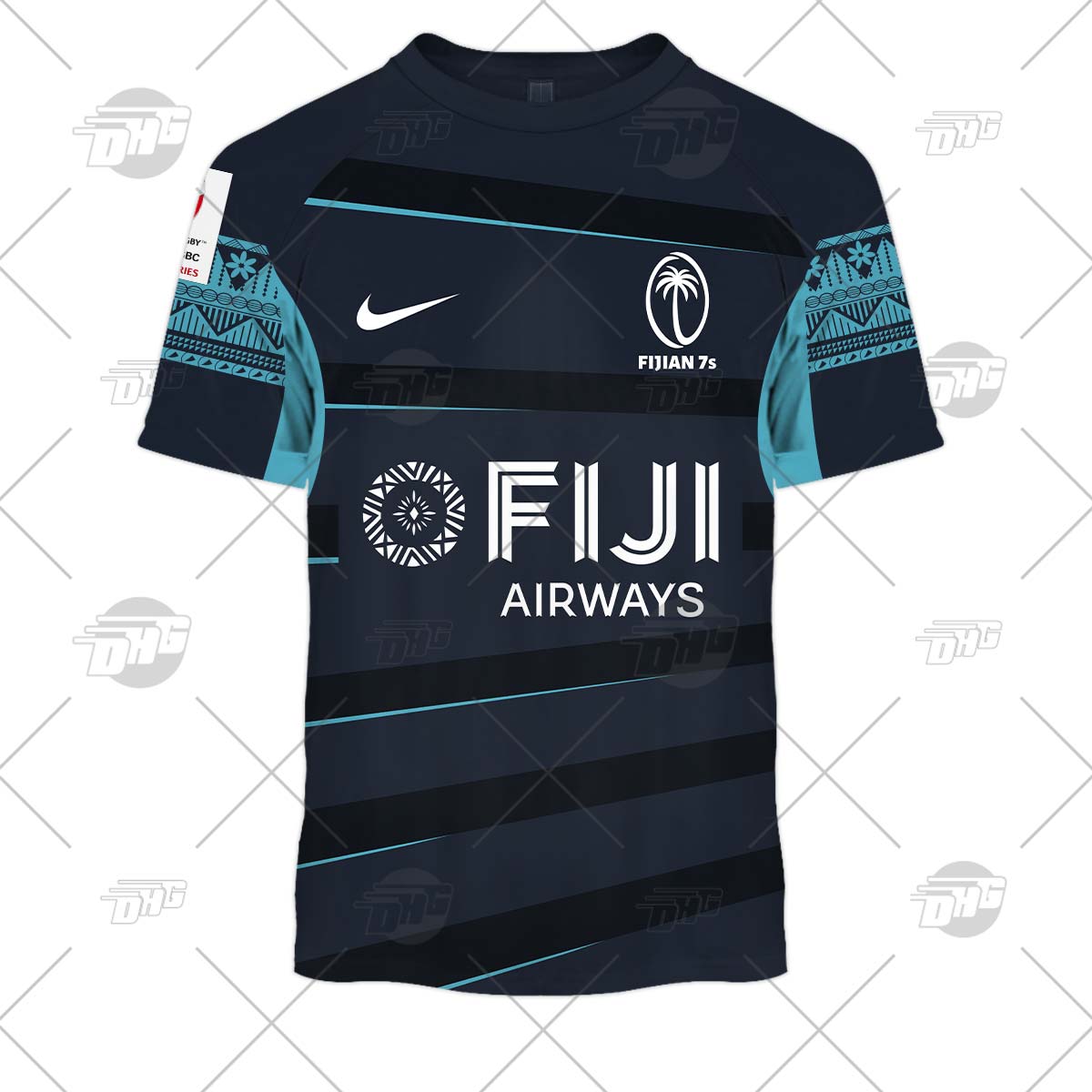 Personalise Fiji Rugby 7s World Cup Sevens Series Away - Famjoys Personalise Fiji Rugby 7s World Cup Sevens Series Away - Famjoys