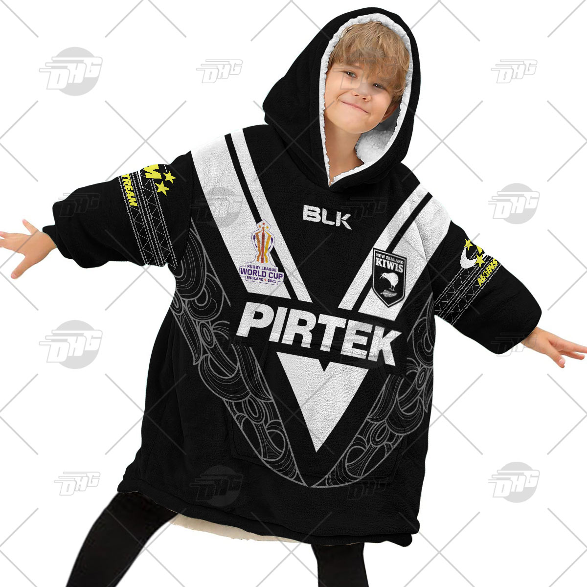 Personalise New Zealand Kiwis Rugby League World Cup 2022 Oodie - Famjoys Personalise New Zealand Kiwis Rugby League World Cup 2022 Oodie - Famjoys