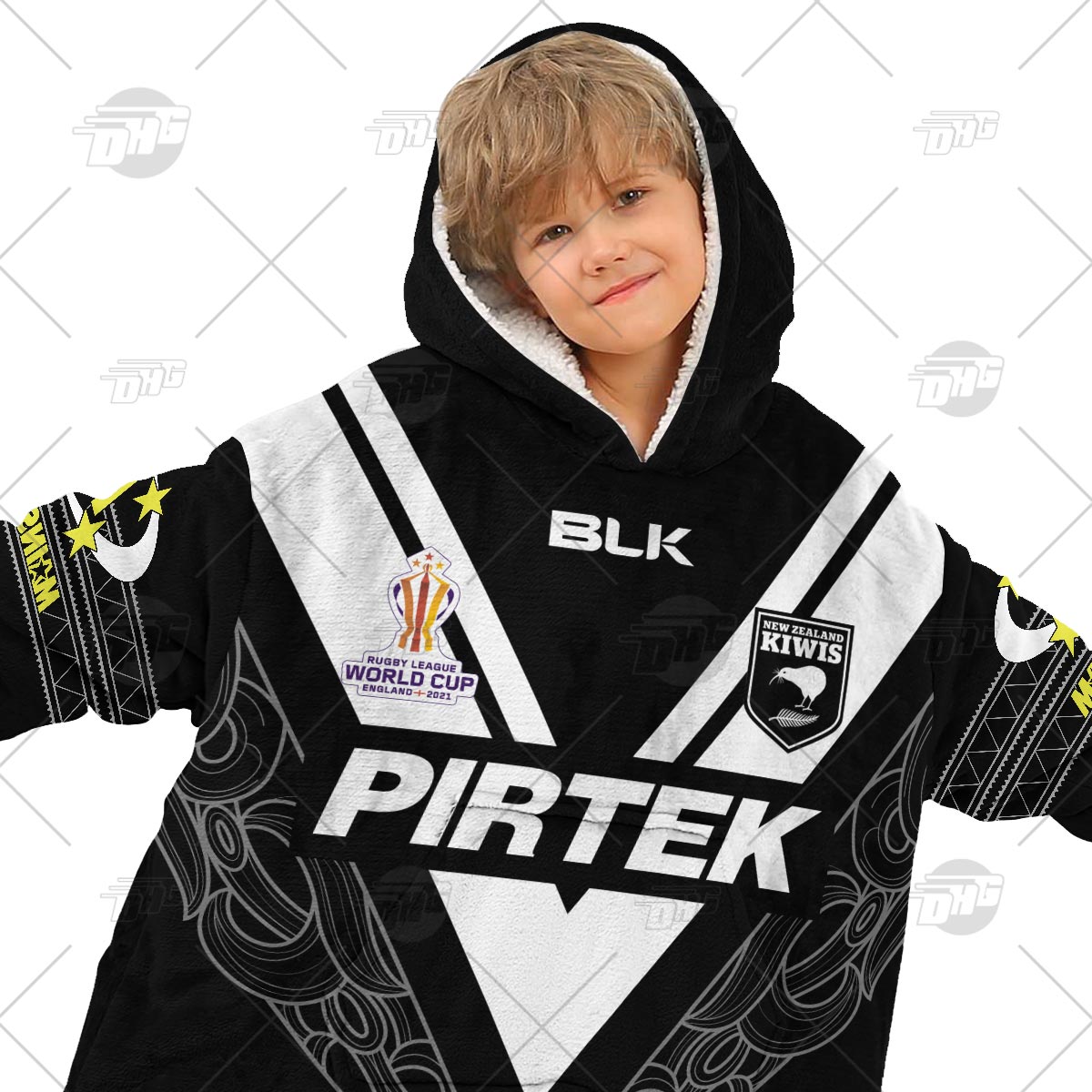 Personalise New Zealand Kiwis Rugby League World Cup 2022 Oodie - Famjoys Personalise New Zealand Kiwis Rugby League World Cup 2022 Oodie - Famjoys