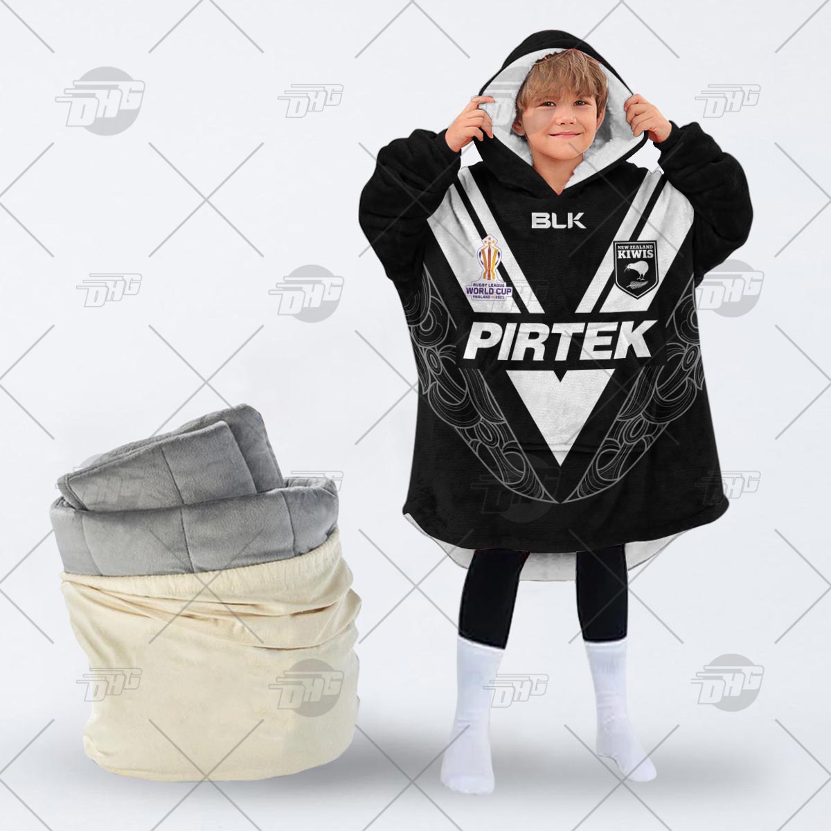 Personalise New Zealand Kiwis Rugby League World Cup 2022 Oodie - Famjoys Personalise New Zealand Kiwis Rugby League World Cup 2022 Oodie - Famjoys
