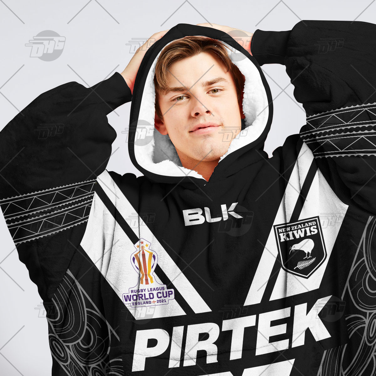 Personalise New Zealand Kiwis Rugby League World Cup 2022 Oodie - Famjoys Personalise New Zealand Kiwis Rugby League World Cup 2022 Oodie - Famjoys