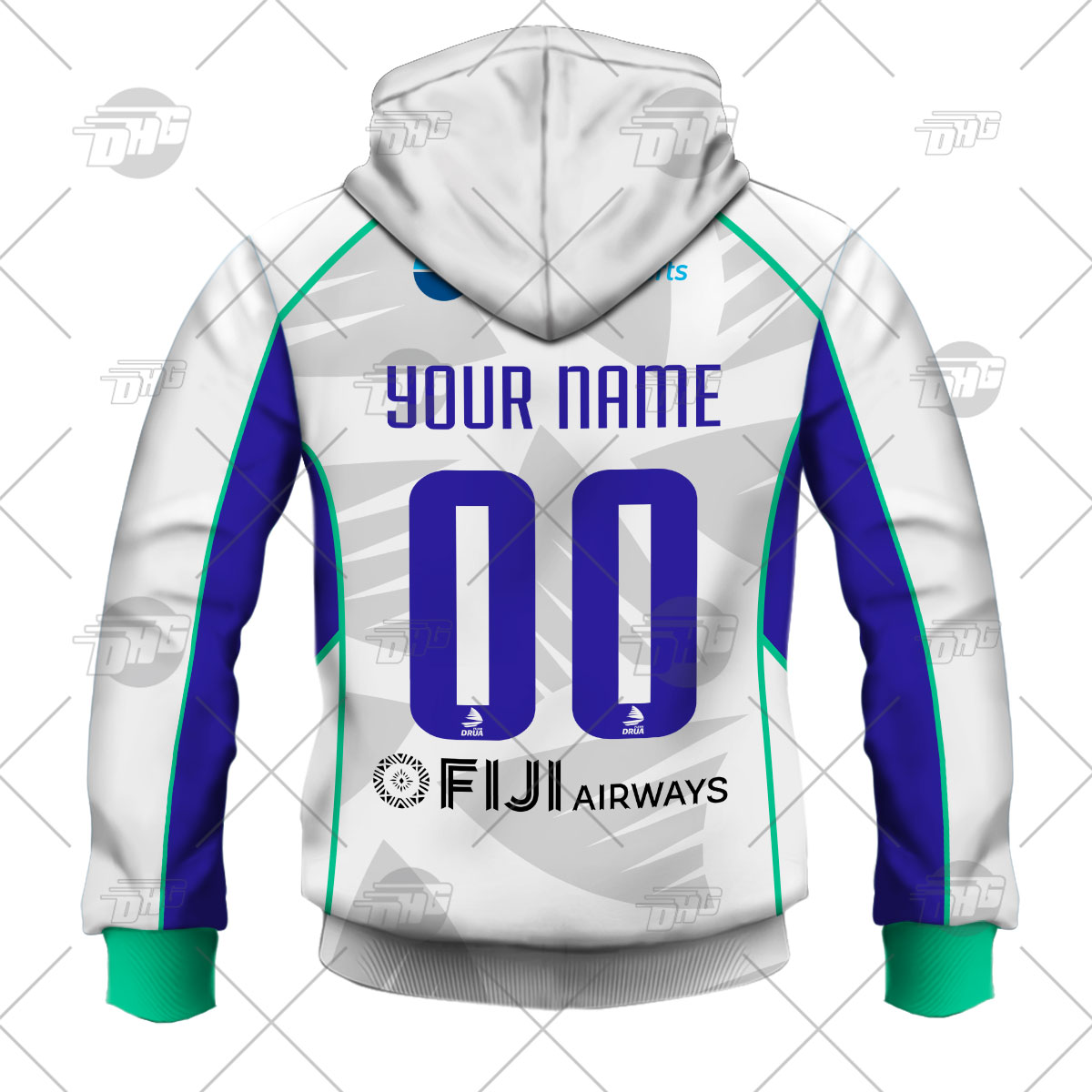Personalise Super Rugby Fijian Drua 2022 Away - Famjoys Personalise Super Rugby Fijian Drua 2022 Away - Famjoys