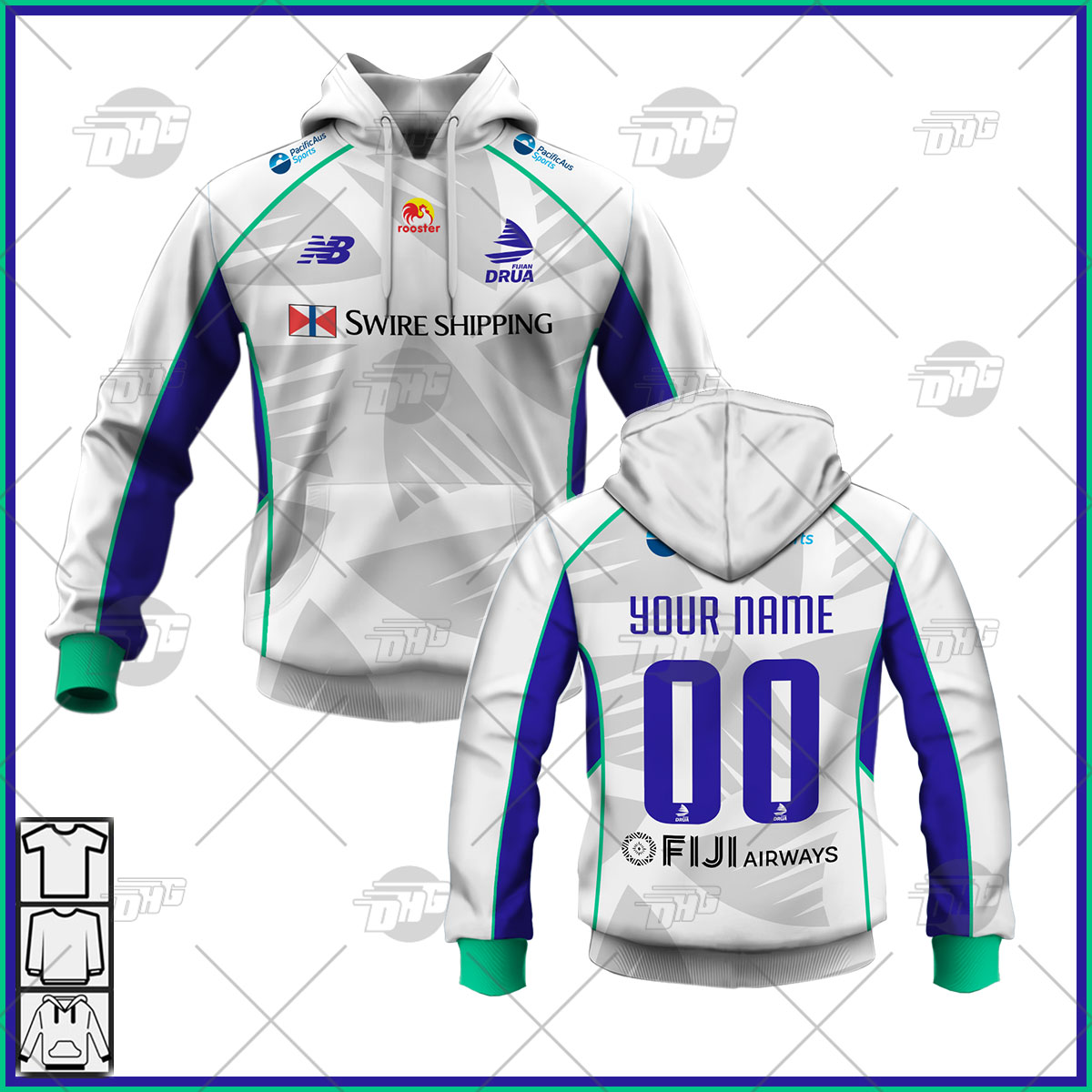 Personalise Super Rugby Fijian Drua 2022 Away - Famjoys Personalise Super Rugby Fijian Drua 2022 Away - Famjoys