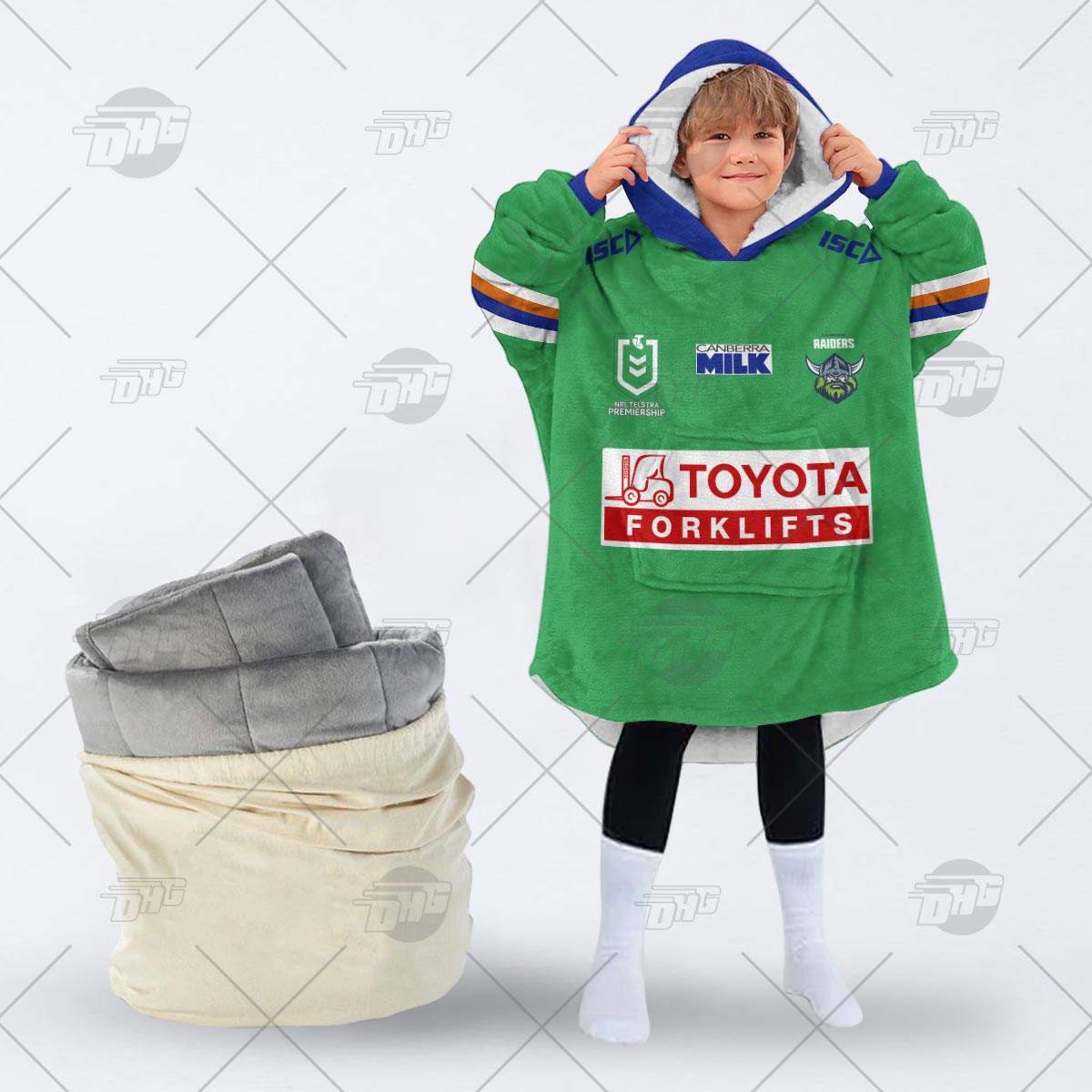 Personalised NRL Canberra Raiders Oodie 2023 Home - Famjoys Personalised NRL Canberra Raiders Oodie 2023 Home - Famjoys