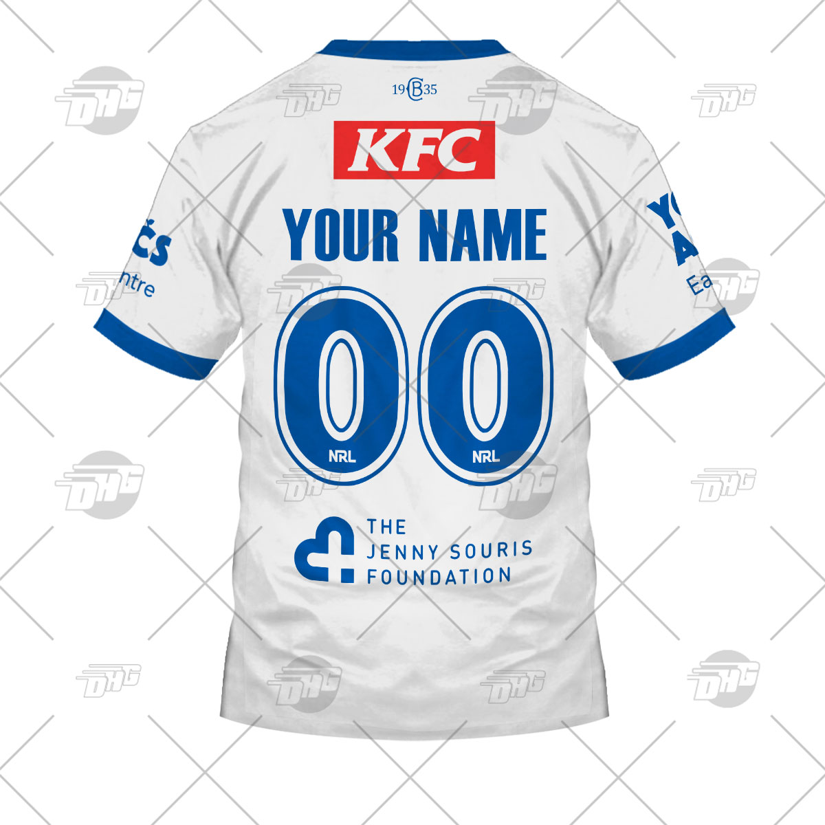 Personalised NRL Canterbury Bulldogs 2023 Home - Famjoys Personalised NRL Canterbury Bulldogs 2023 Home - Famjoys