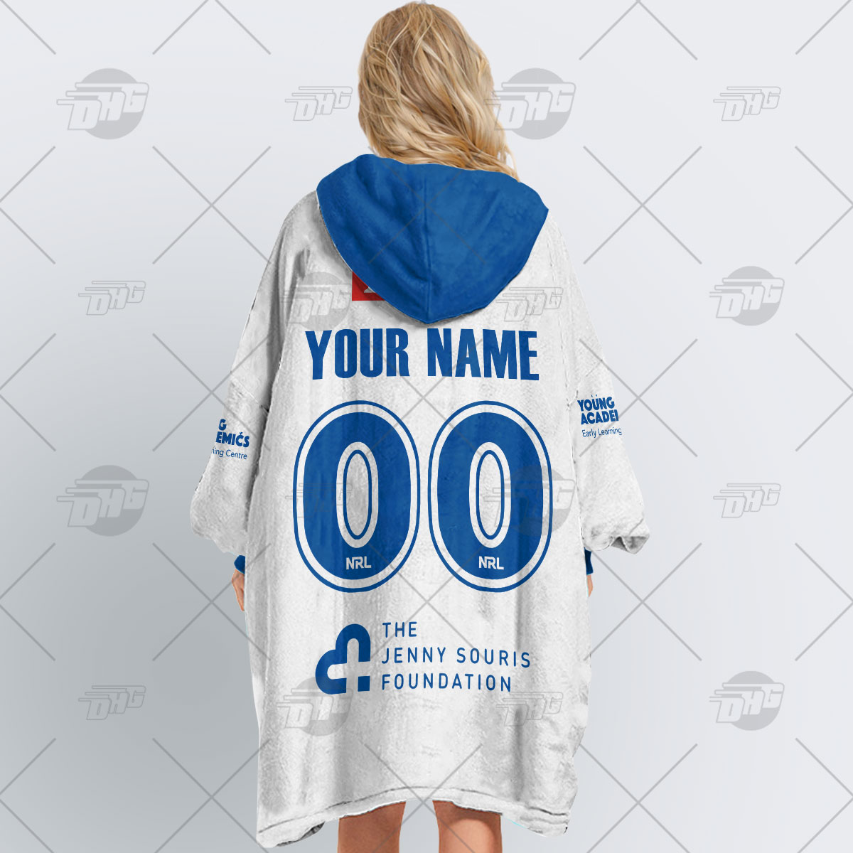 Personalised NRL Canterbury Bulldogs Oodie 2023 Home - Famjoys Personalised NRL Canterbury Bulldogs Oodie 2023 Home - Famjoys