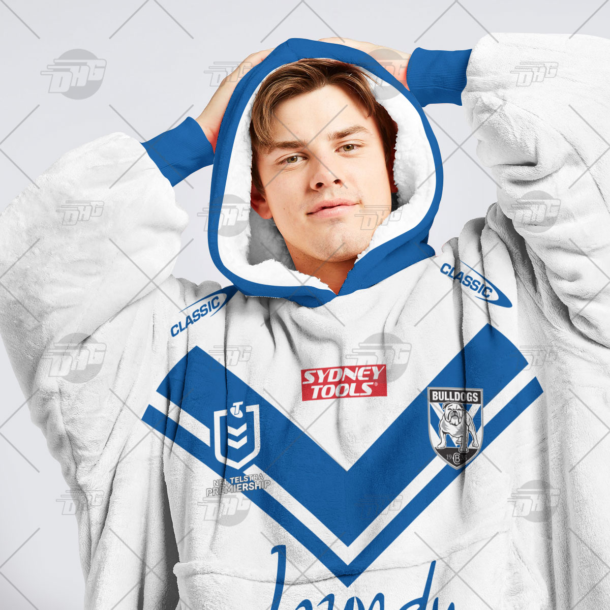 Personalised NRL Canterbury Bulldogs Oodie 2023 Home - Famjoys Personalised NRL Canterbury Bulldogs Oodie 2023 Home - Famjoys