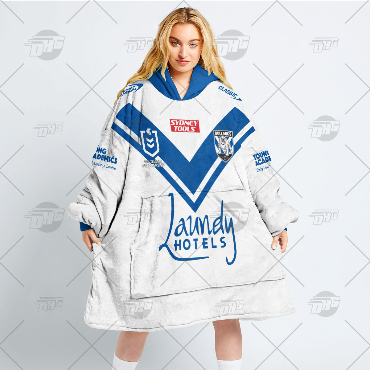 Personalised NRL Canterbury Bulldogs Oodie 2023 Home - Famjoys Personalised NRL Canterbury Bulldogs Oodie 2023 Home - Famjoys