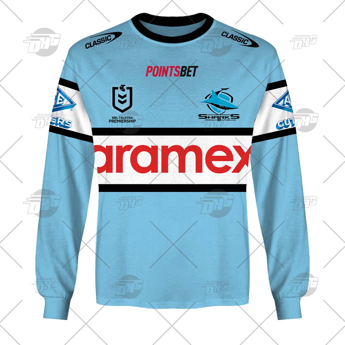 Personalised NRL Cronulla Sutherland Sharks 2023 Home - Famjoys Personalised NRL Cronulla Sutherland Sharks 2023 Home - Famjoys