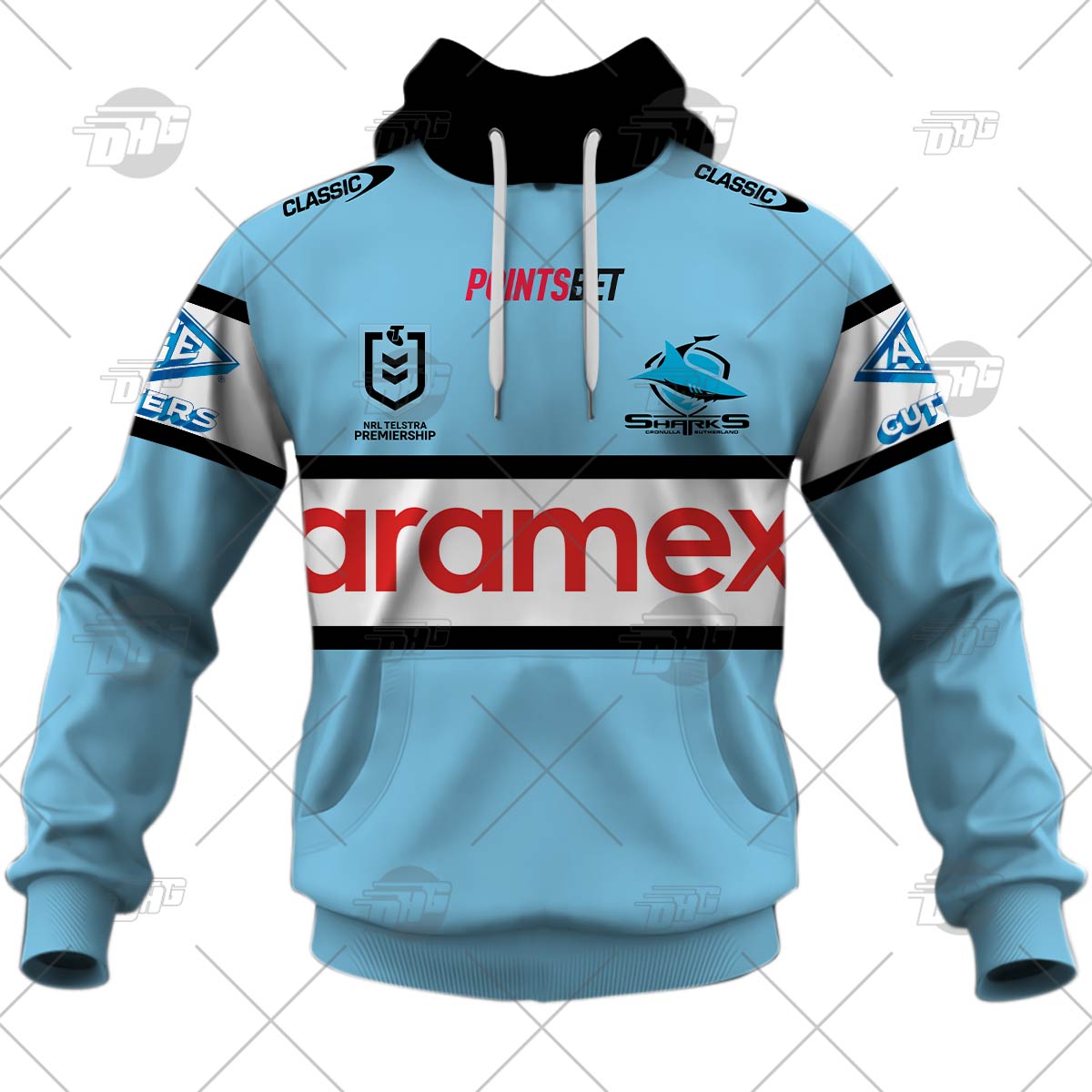 Personalised NRL Cronulla Sutherland Sharks 2023 Home - Famjoys Personalised NRL Cronulla Sutherland Sharks 2023 Home - Famjoys