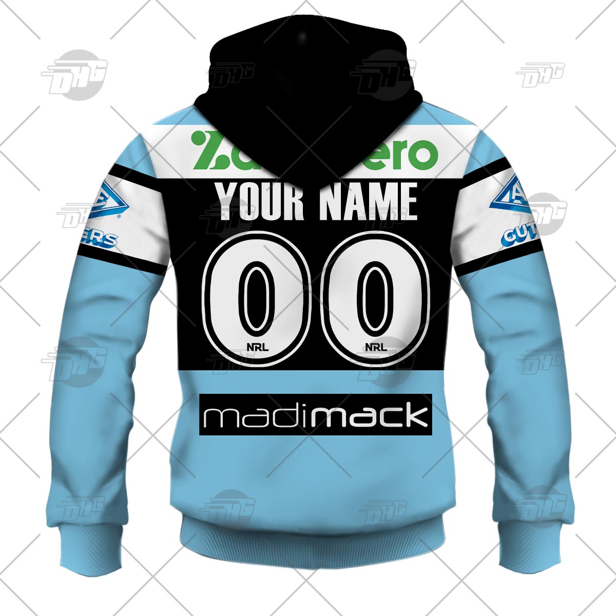 Personalised NRL Cronulla Sutherland Sharks 2023 Home - Famjoys Personalised NRL Cronulla Sutherland Sharks 2023 Home - Famjoys